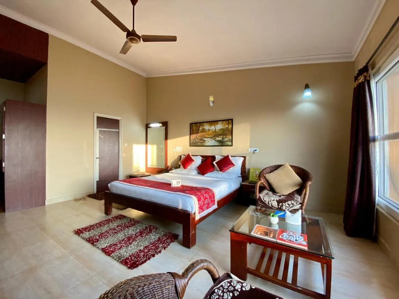 Bed in KSTDC Hotel Mayura Valley View Madikeri