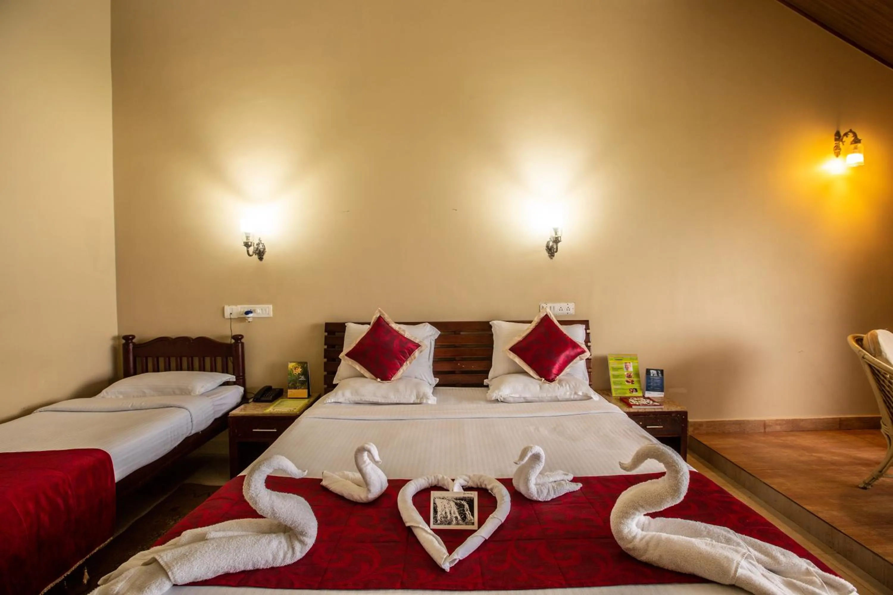 Bed in KSTDC Hotel Mayura Valley View Madikeri