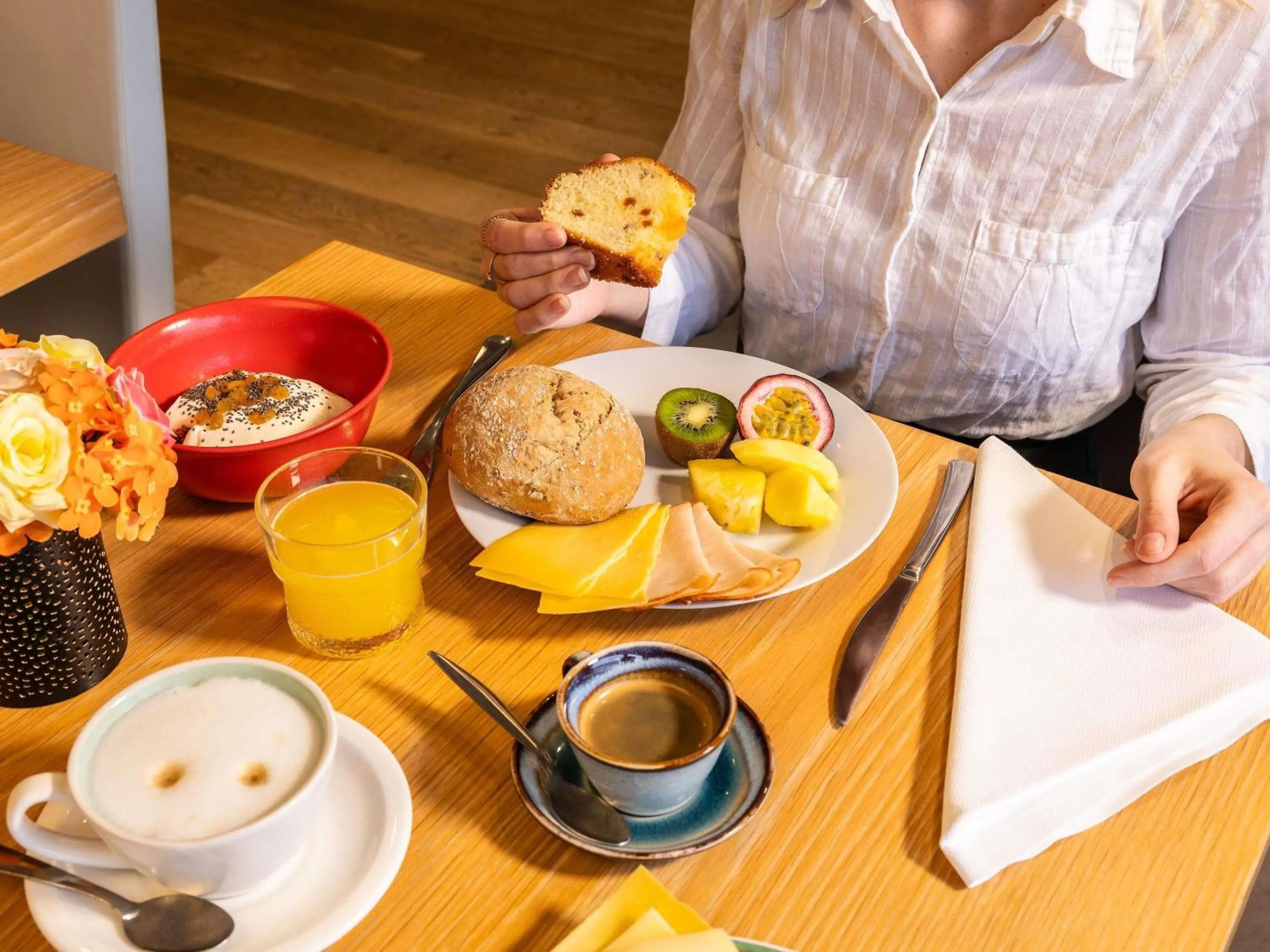 Breakfast in Novotel Brussels Airport