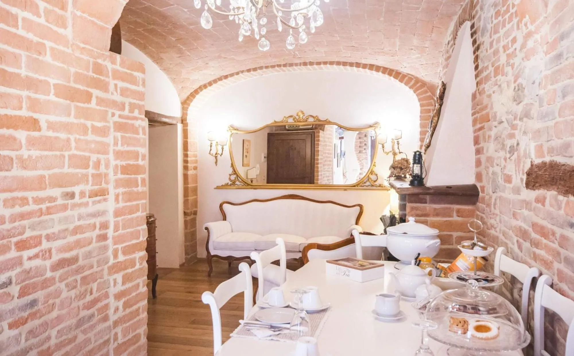 Living room in B&B Antica Gabella