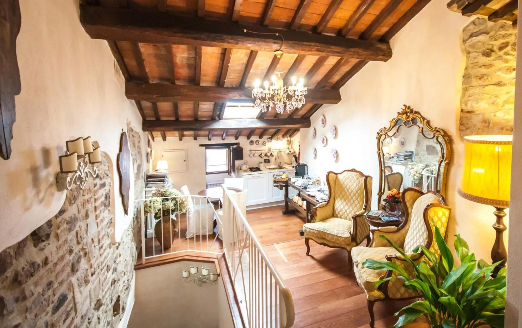 Living room in B&B Antica Gabella