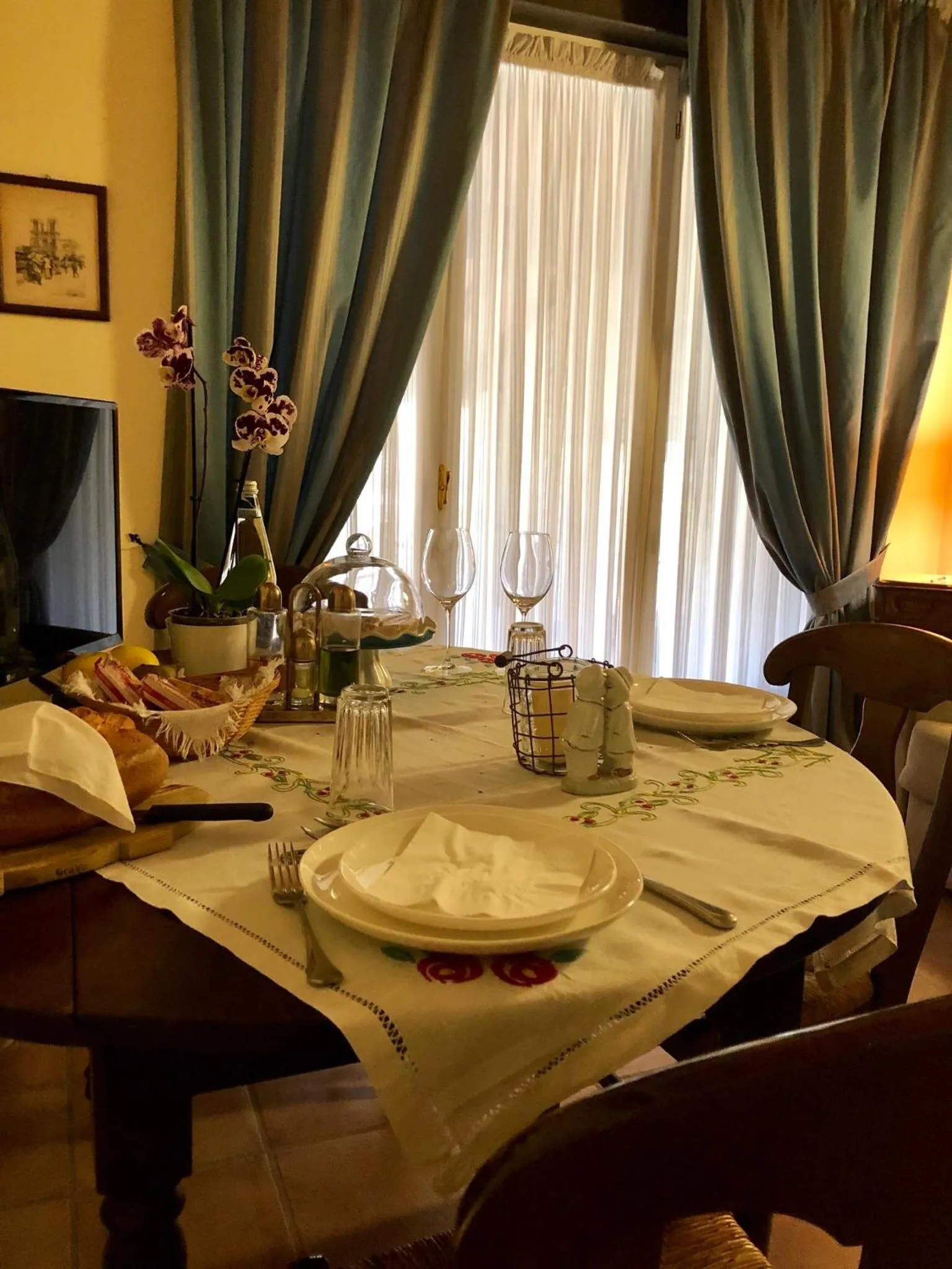 Dining area in La Locanda nel vento