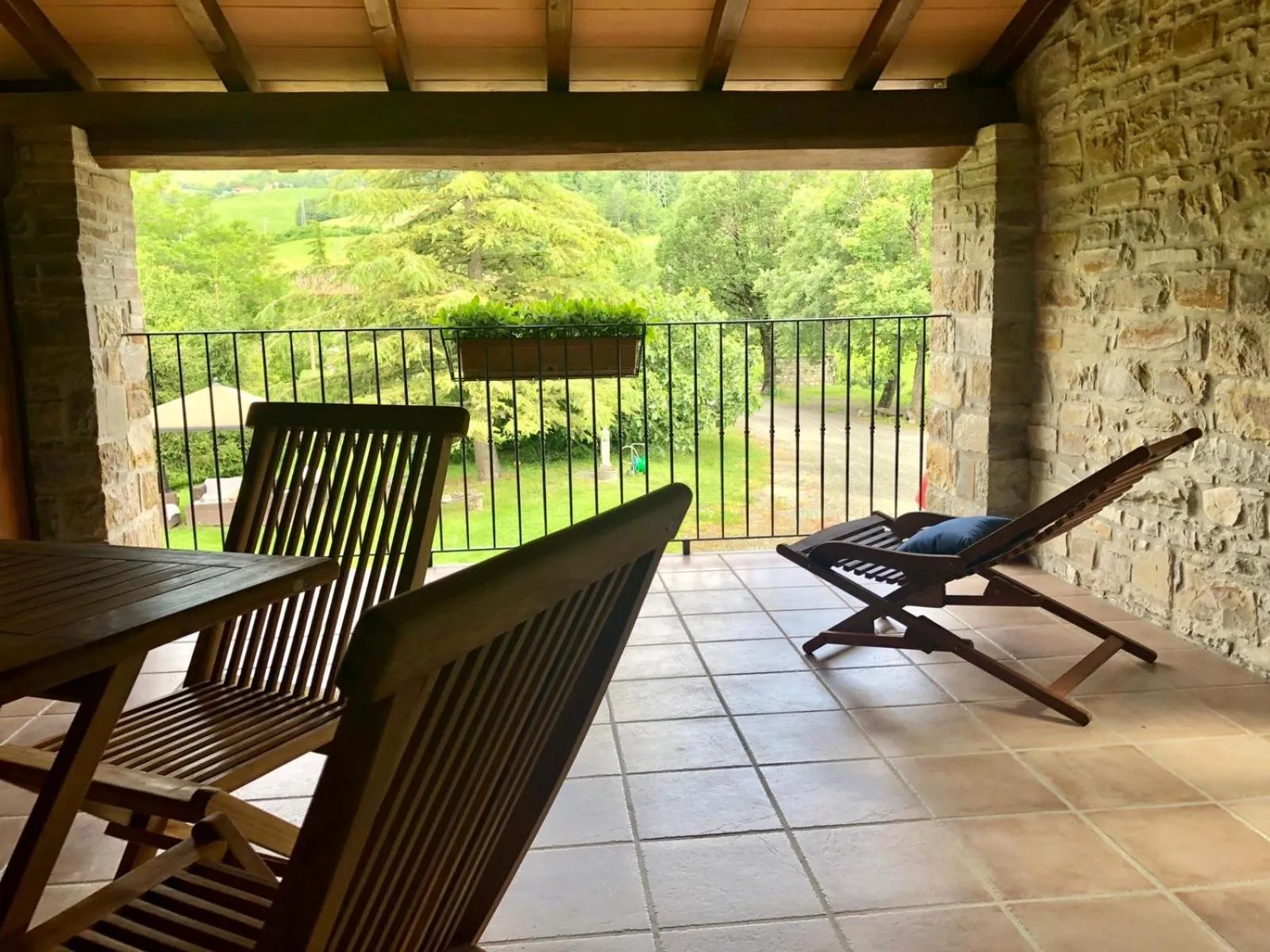Balcony/Terrace in La Locanda nel vento