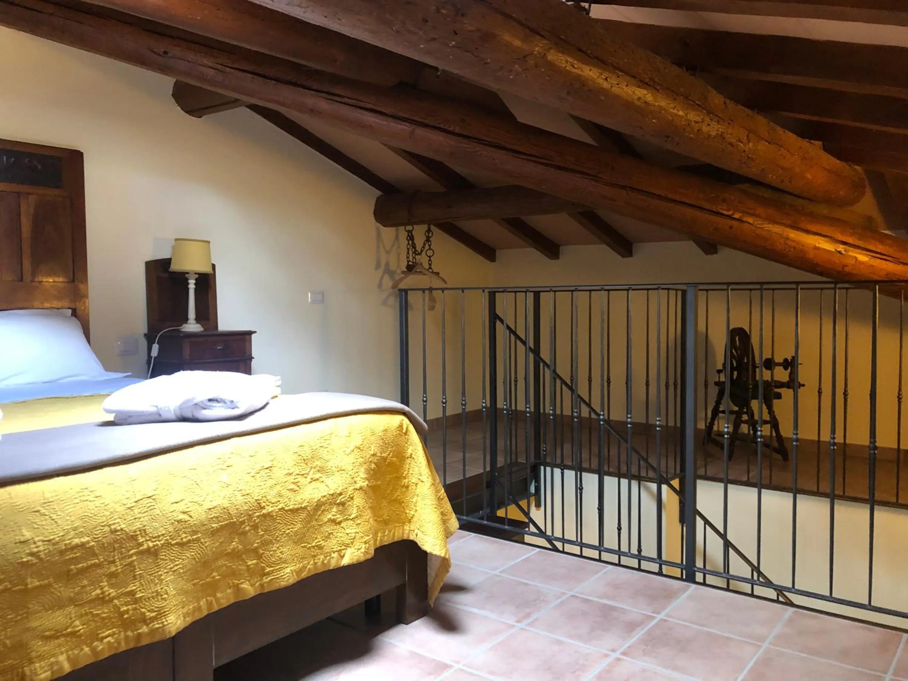 Bedroom in La Locanda nel vento