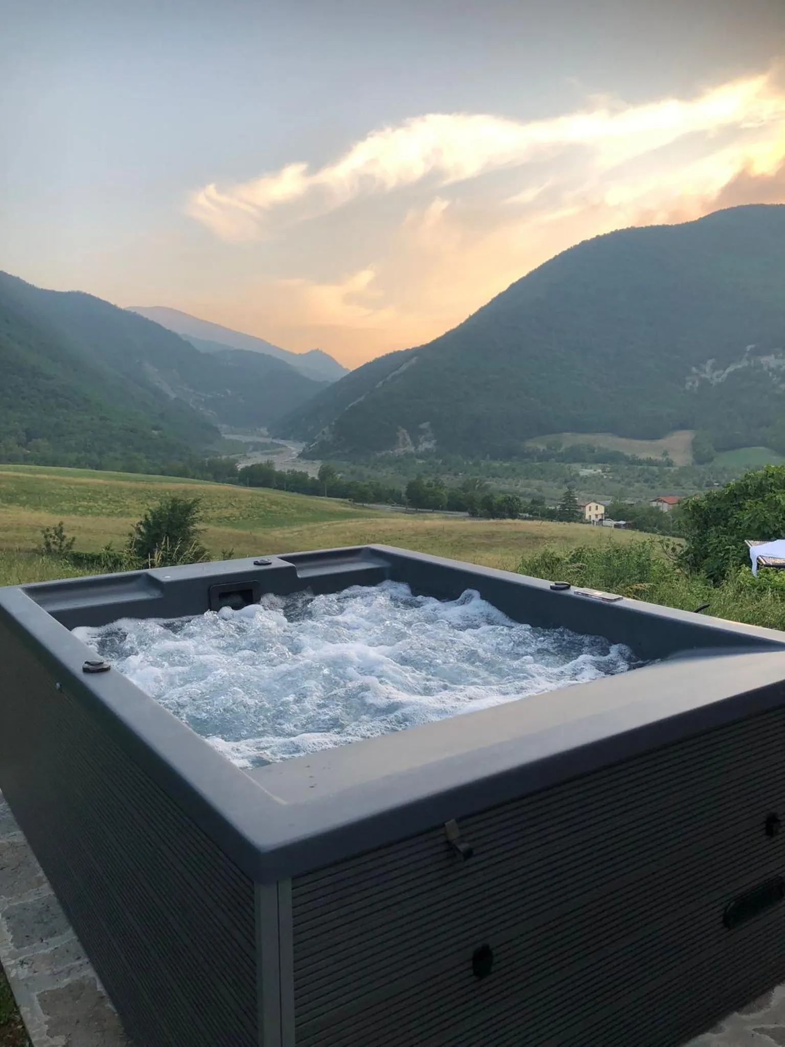 Hot Tub in La Locanda nel vento