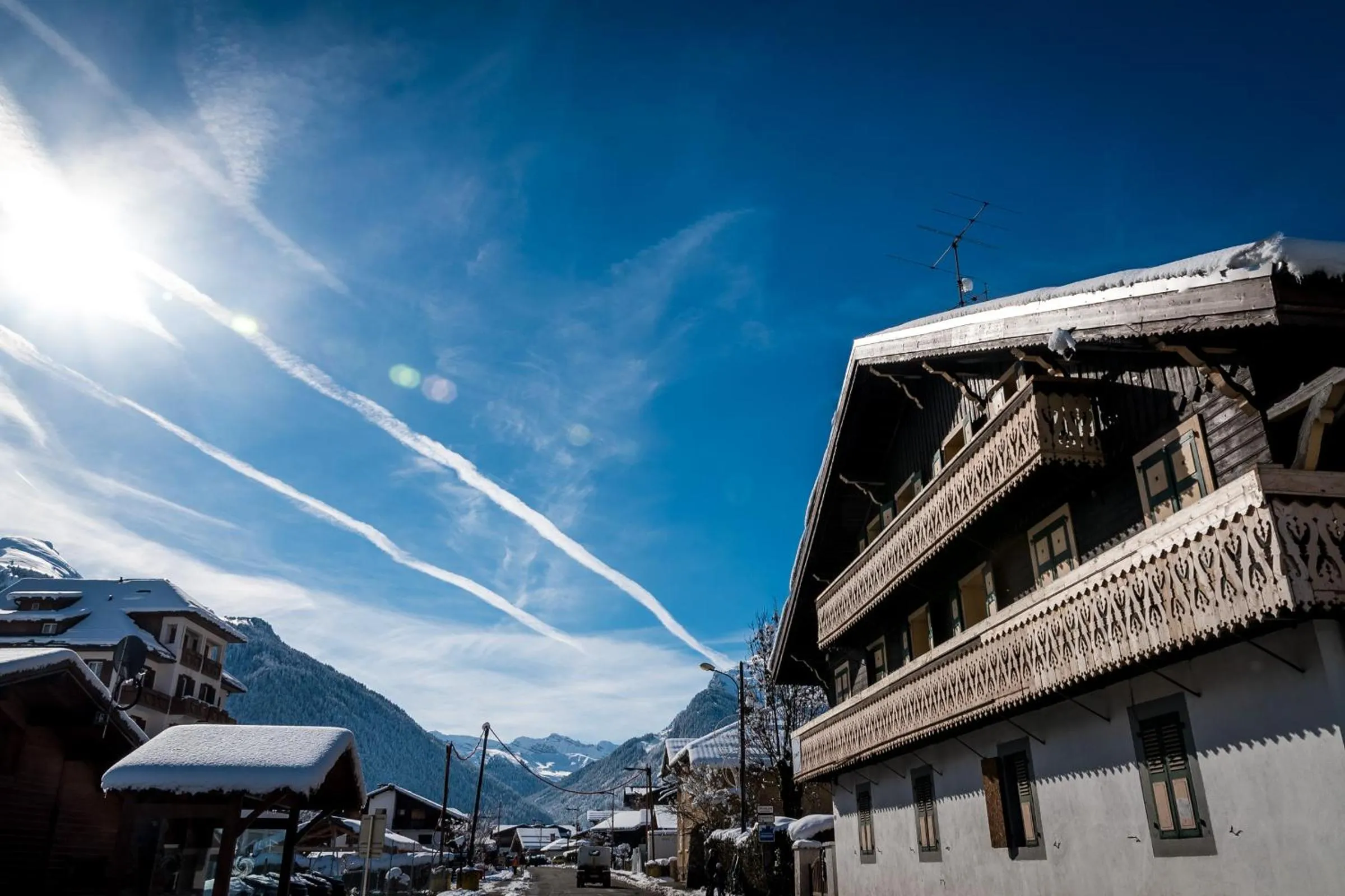 Property building in Nant Morzine