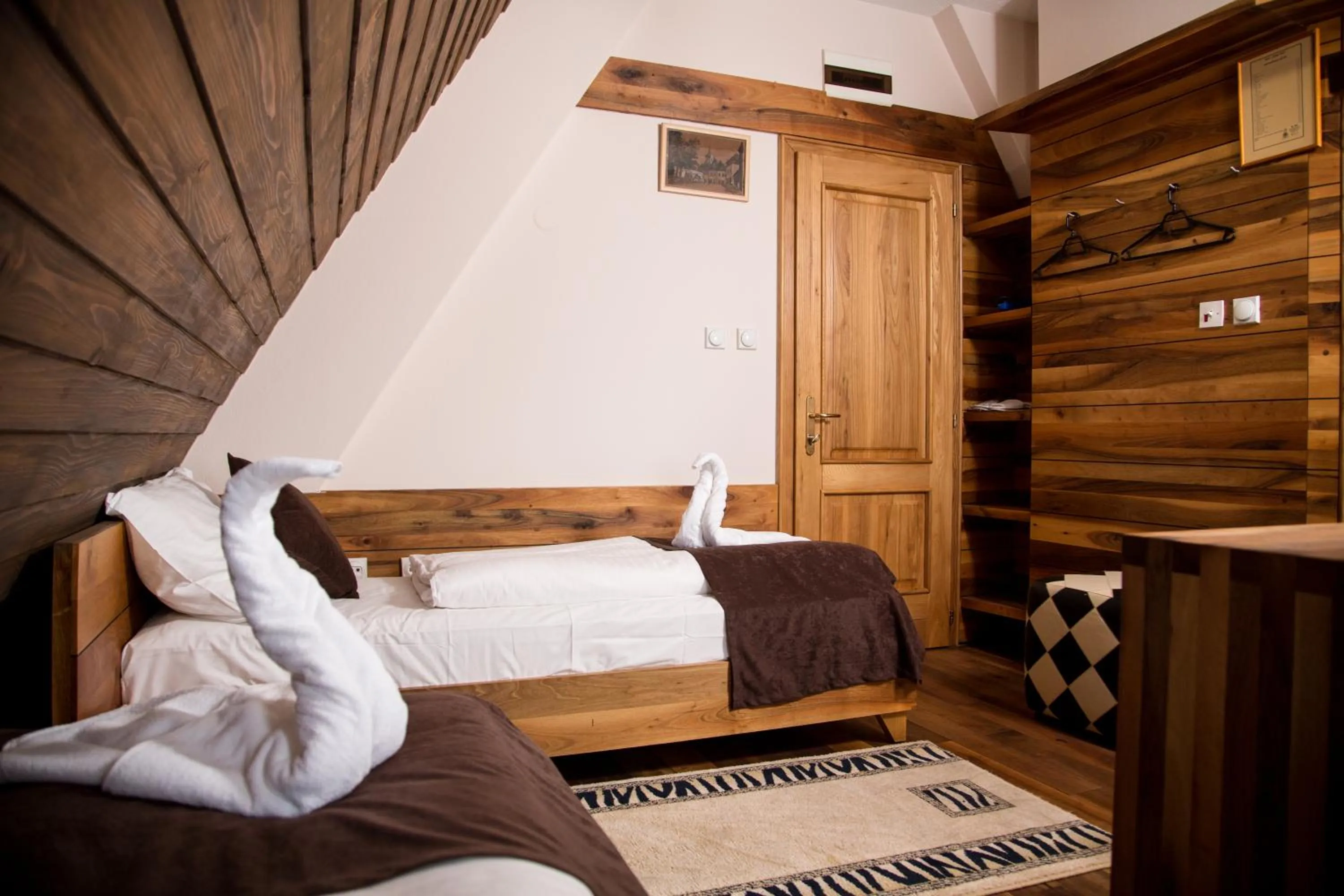 Bed in Hotel Babino Brdo