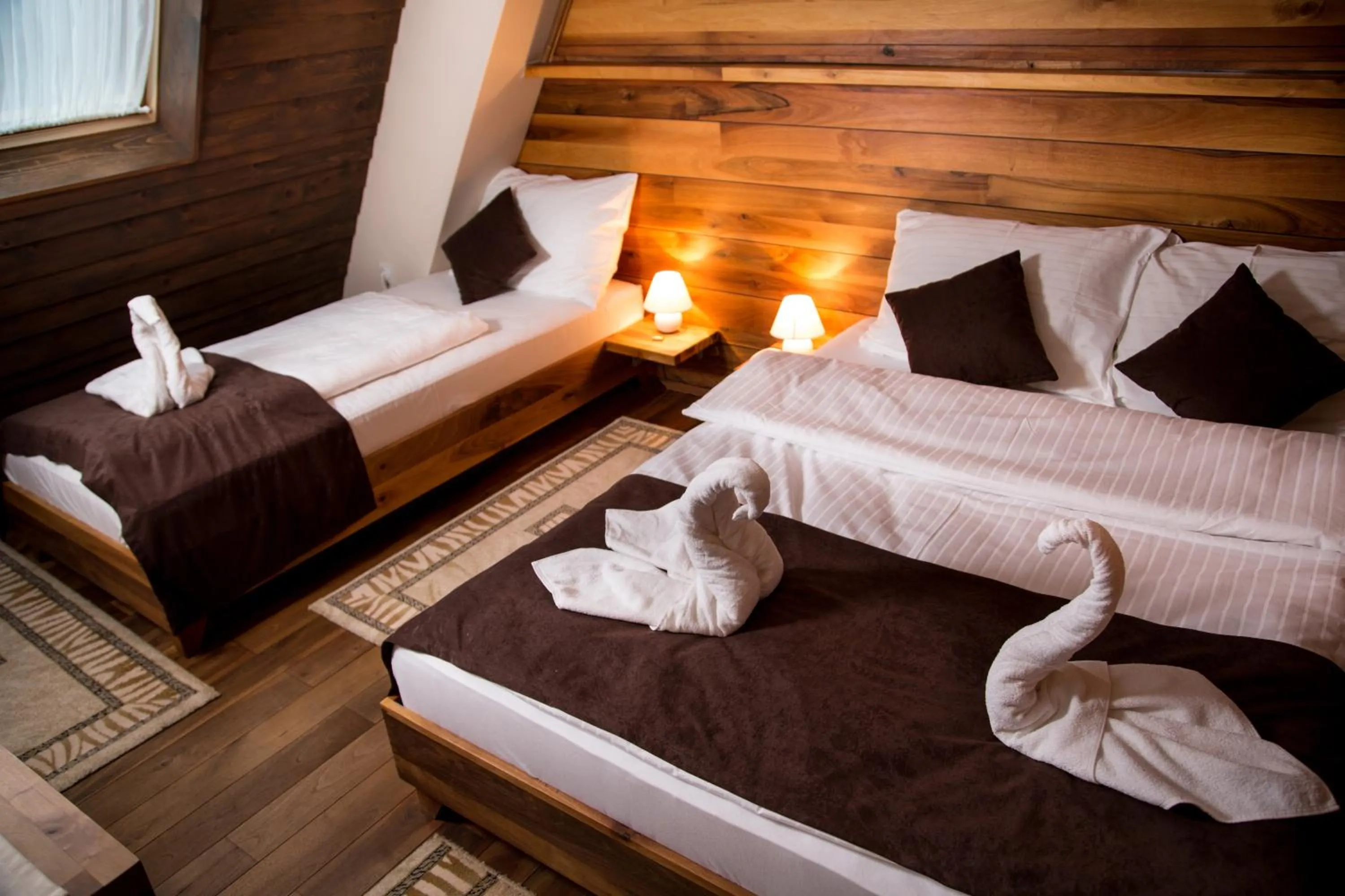 Bed in Hotel Babino Brdo