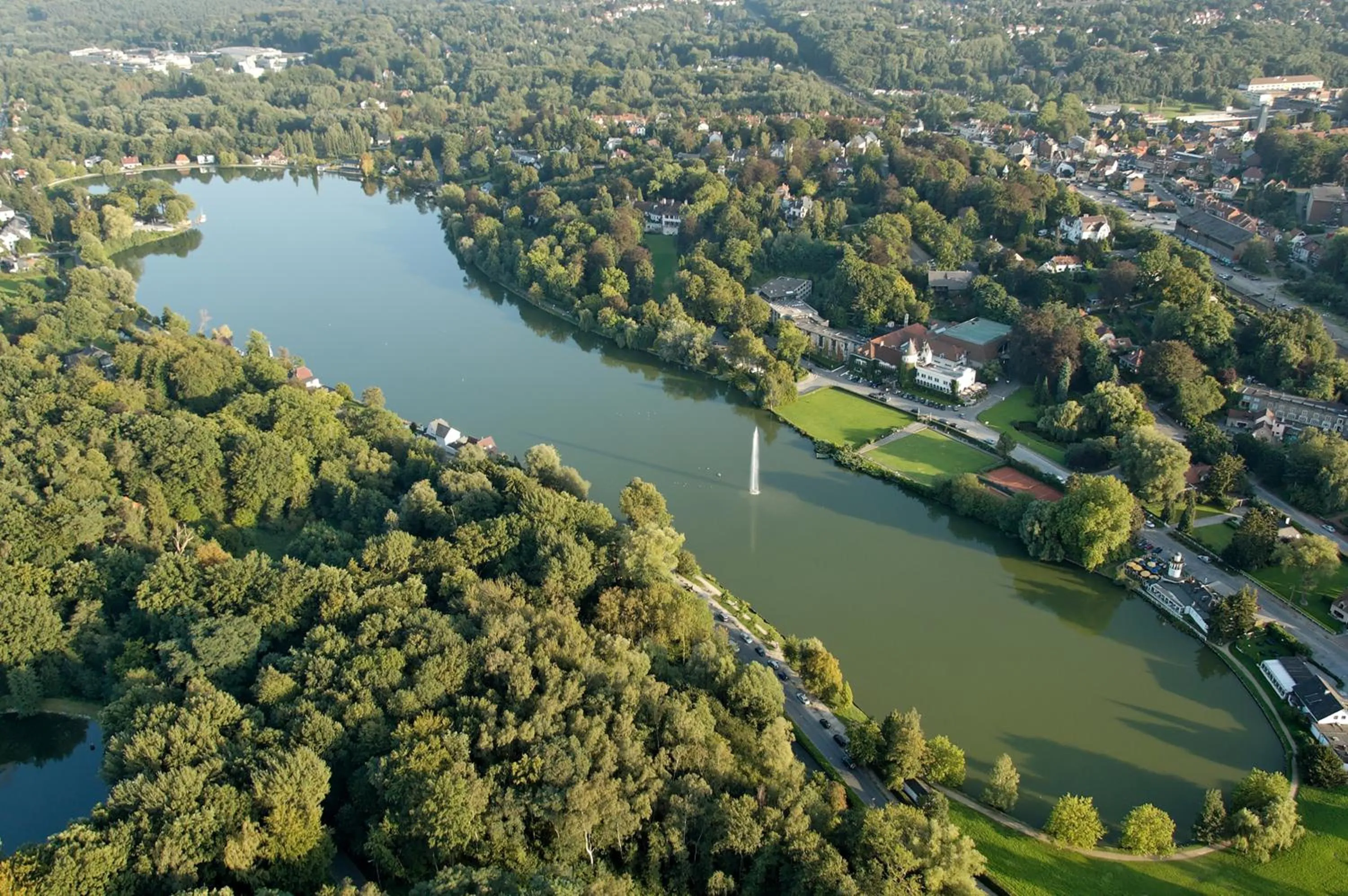 Bird's eye view in Martin's Château Du Lac