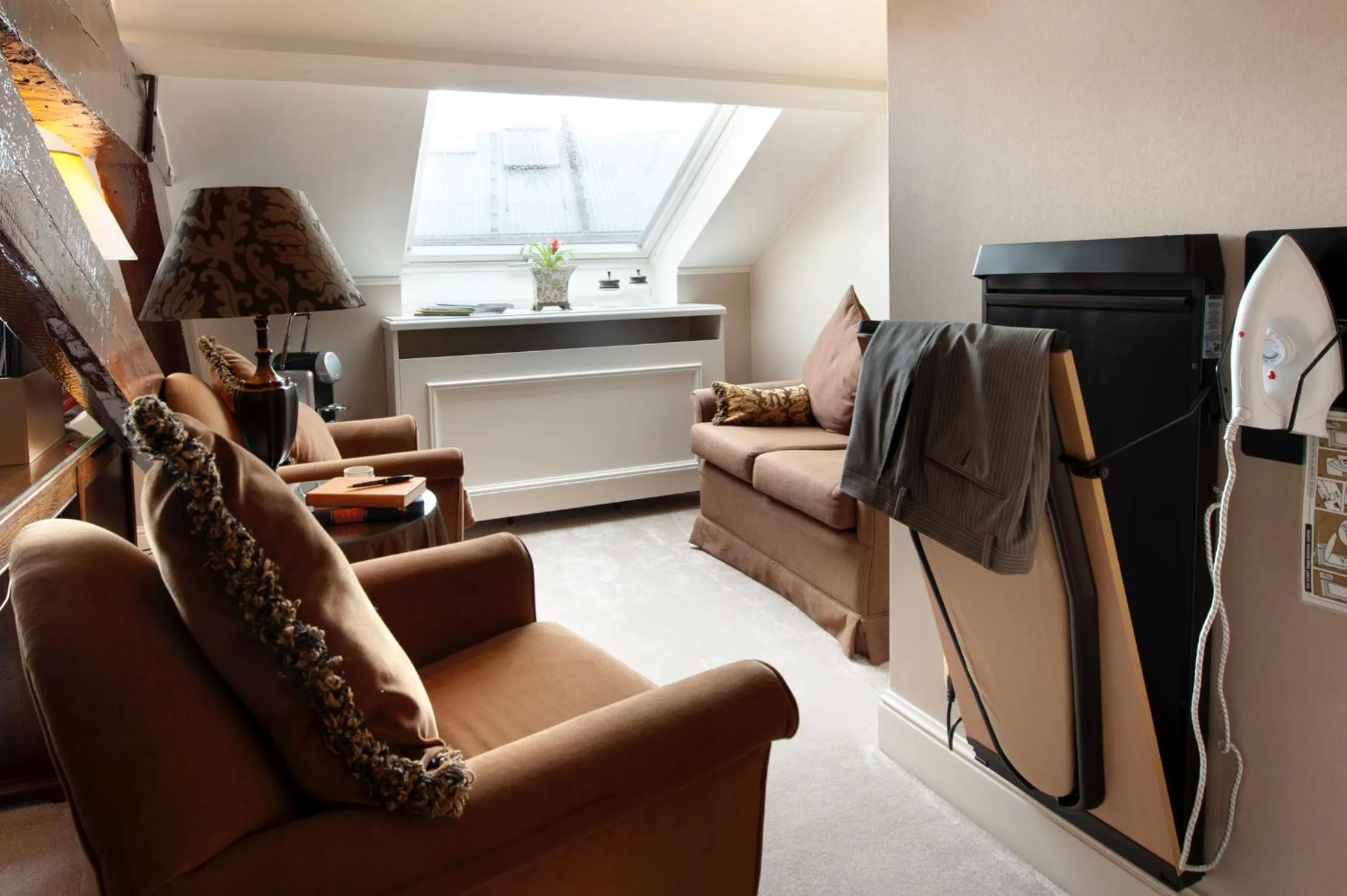 Seating area in Relais & Châteaux Hotel Heritage