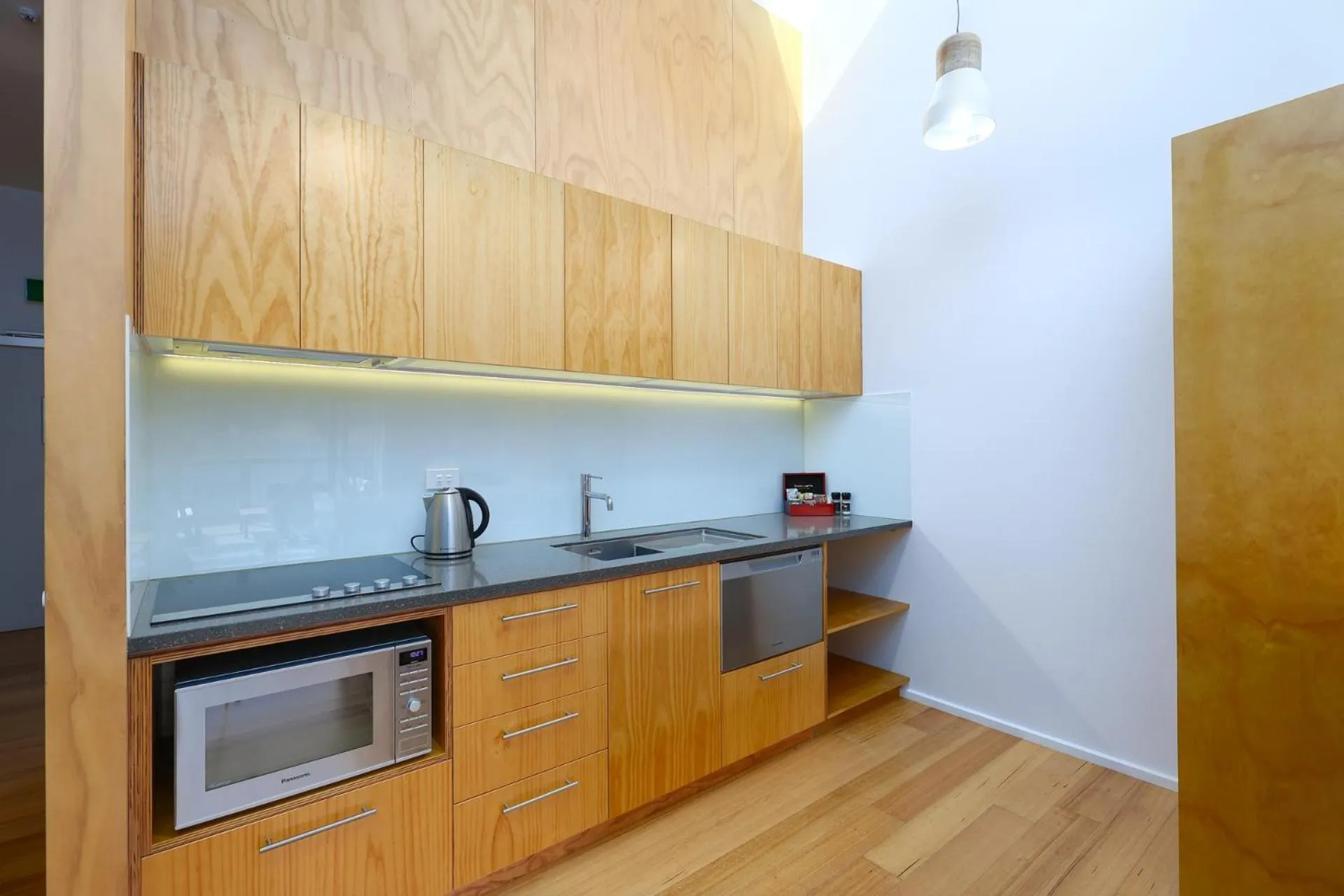 Kitchen or kitchenette in Kaiteriteri Recreation Reserve Apartments