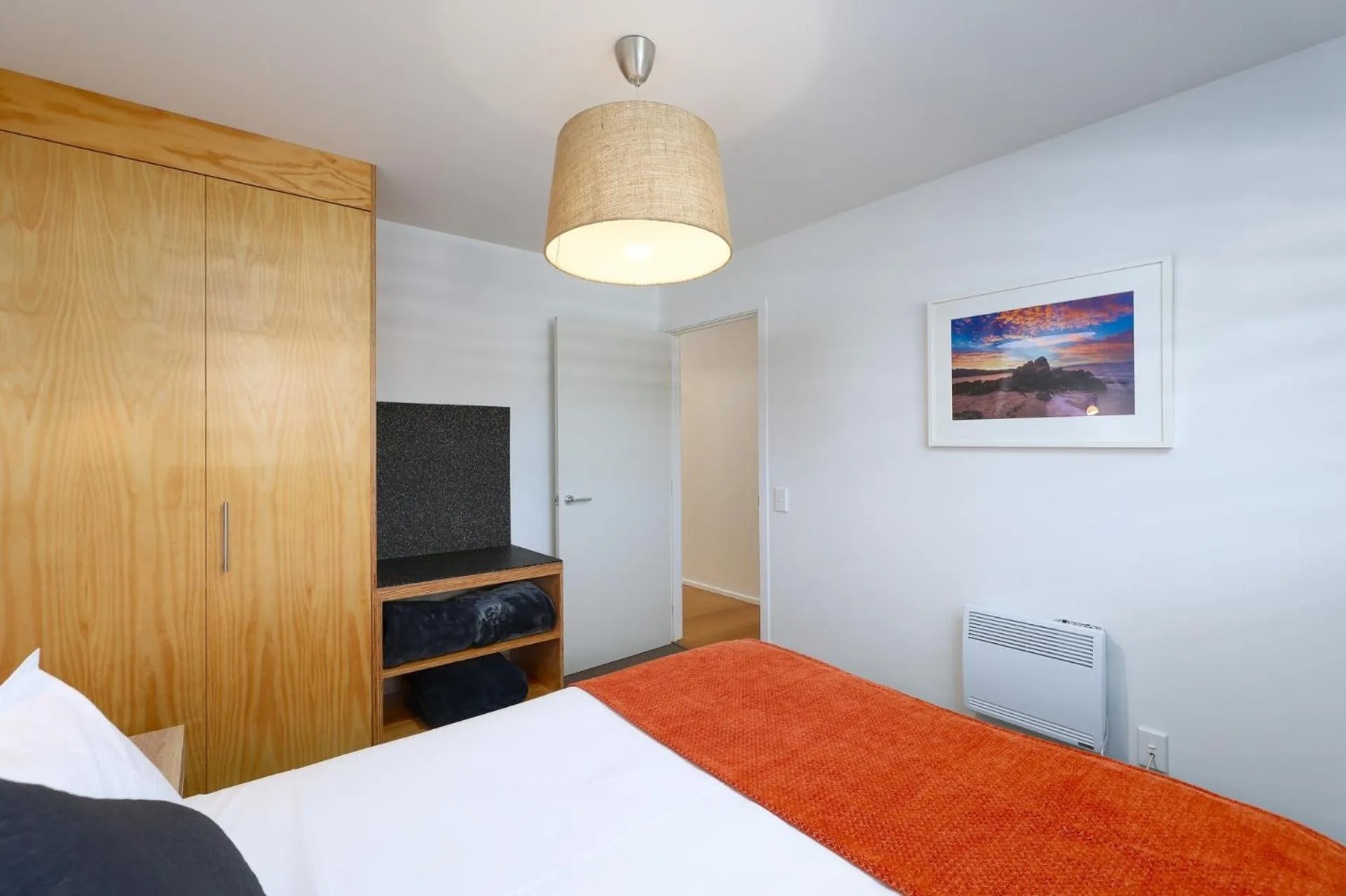 Bedroom, Bed in Kaiteriteri Recreation Reserve Apartments