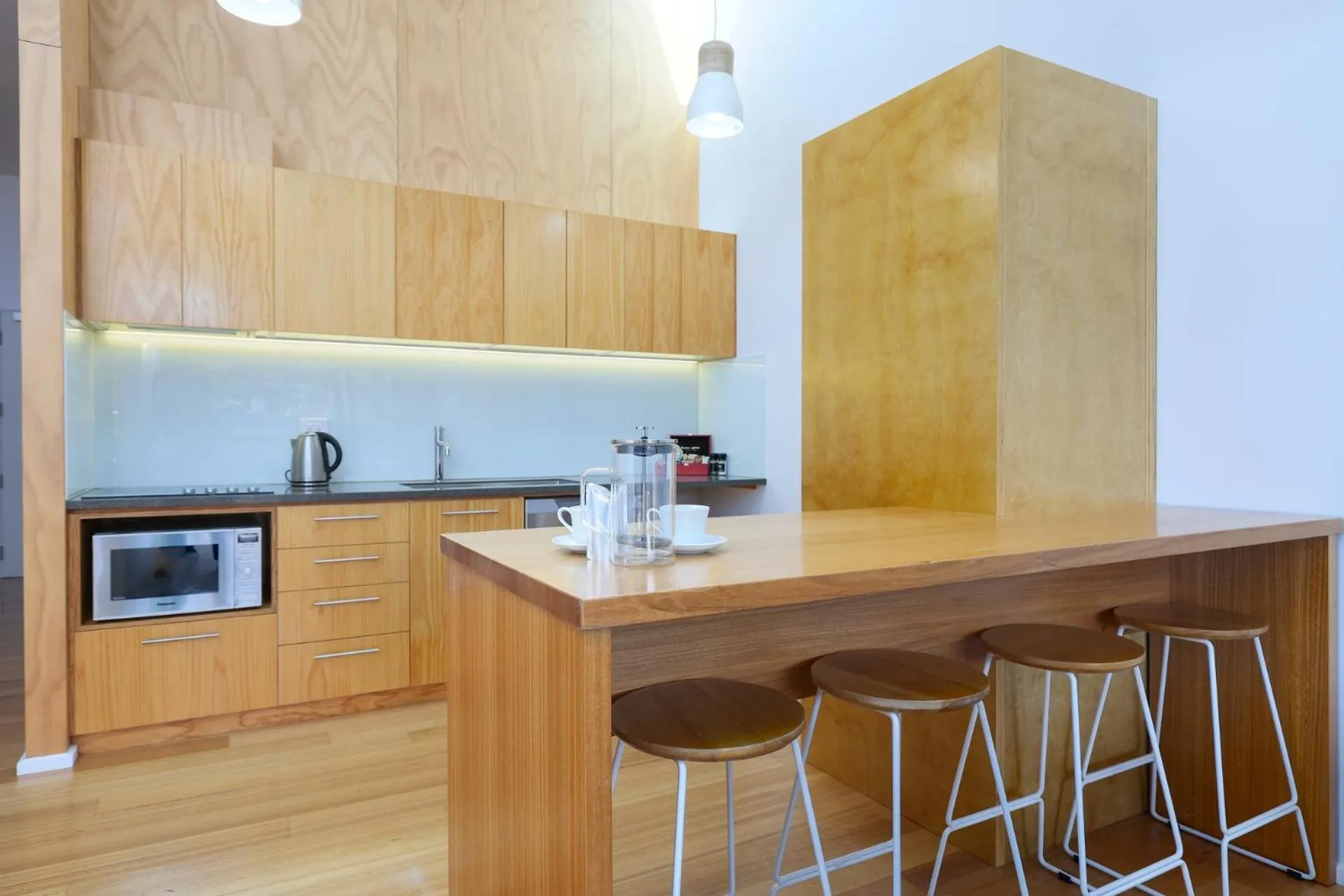 Kitchen or kitchenette in Kaiteriteri Recreation Reserve Apartments