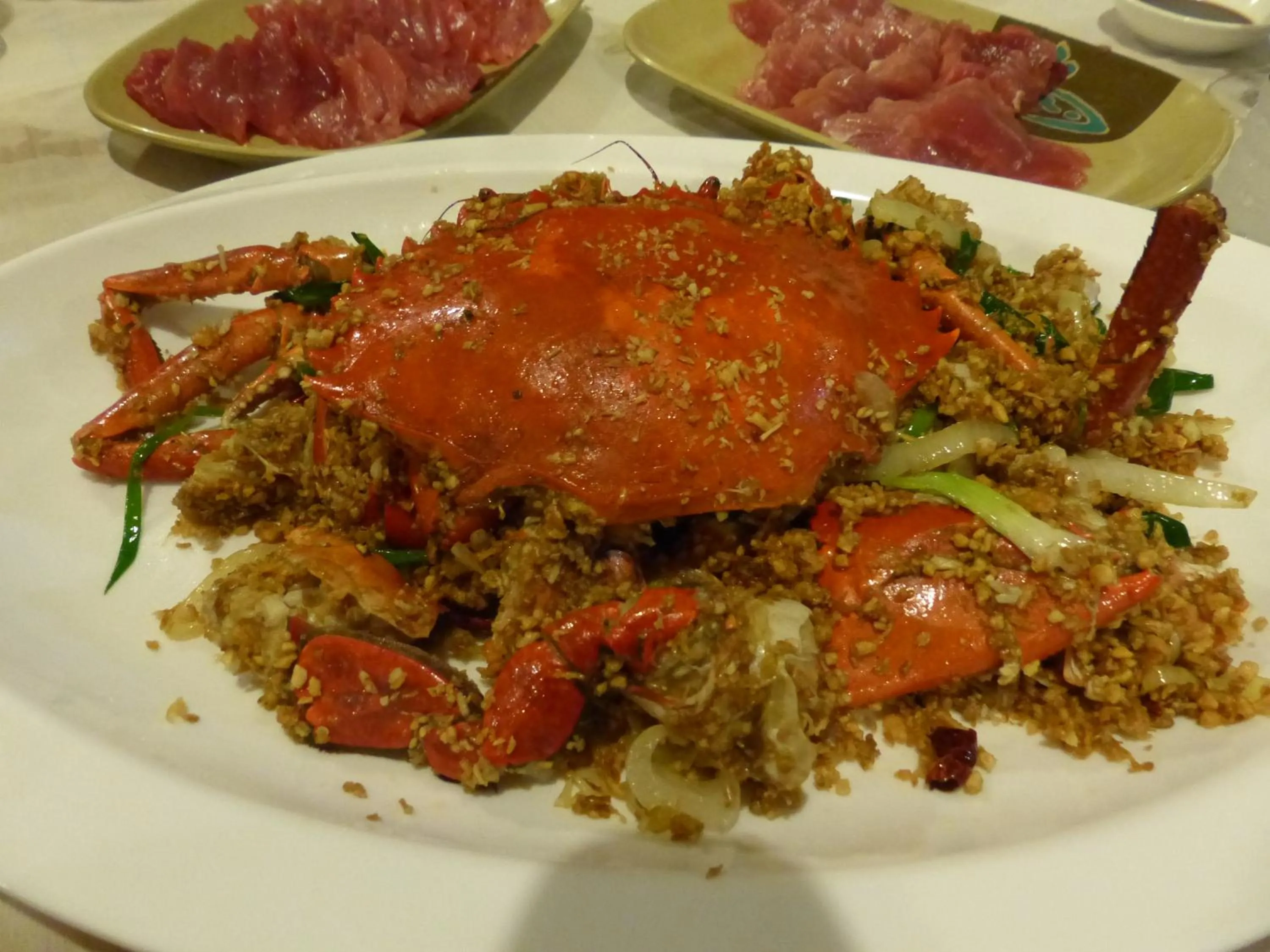 Food in Shell Villa apartel resort