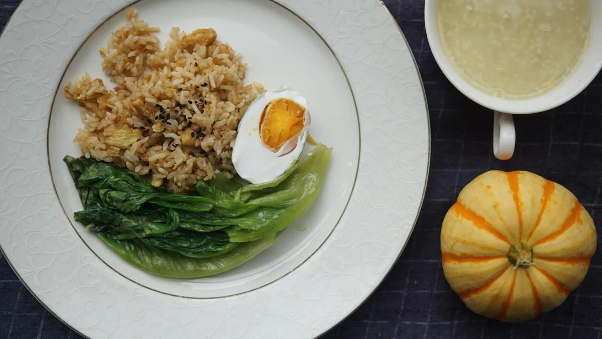 Asian breakfast in Shell Villa apartel resort