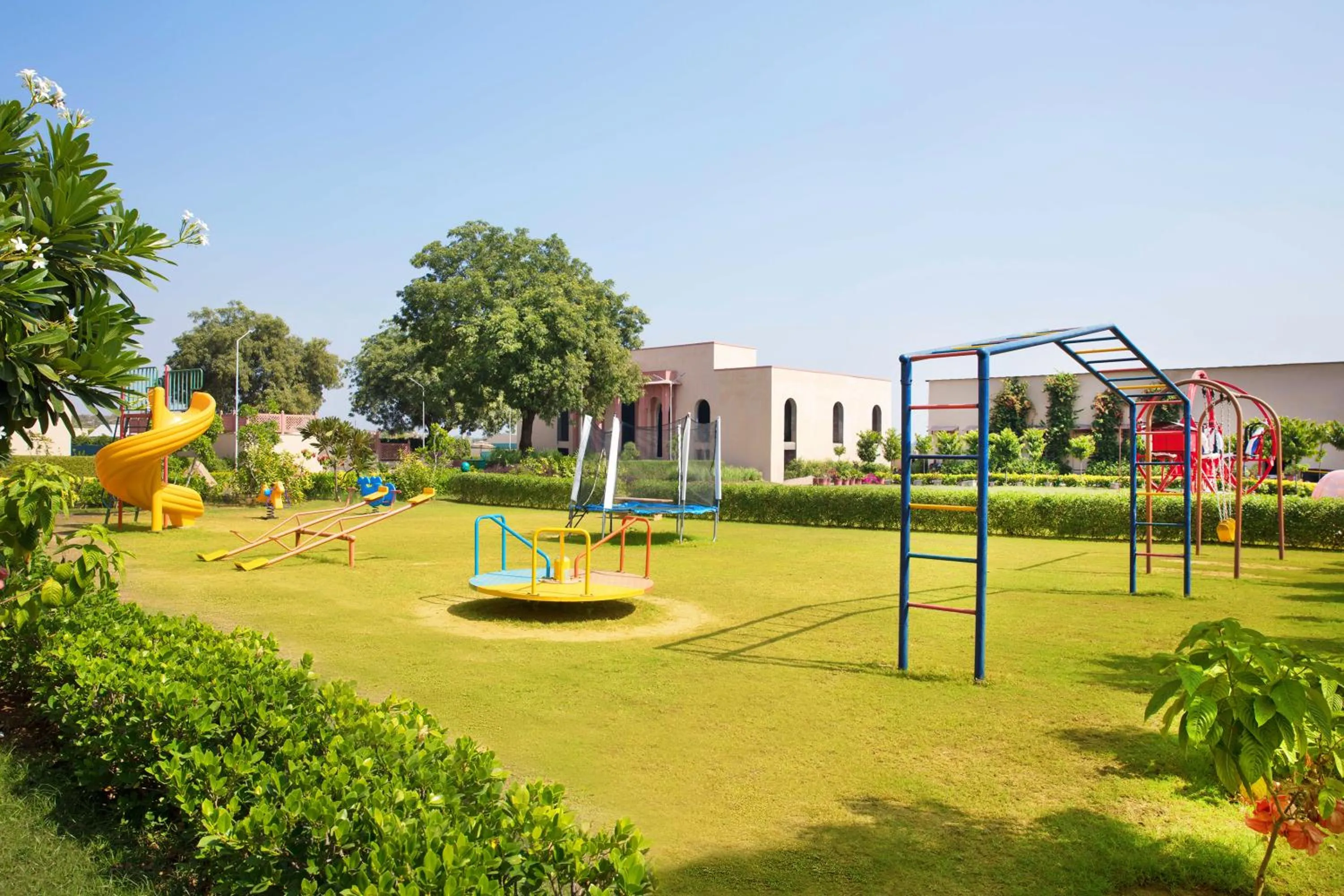 Children play ground in Orchha Palace and Convention Centre