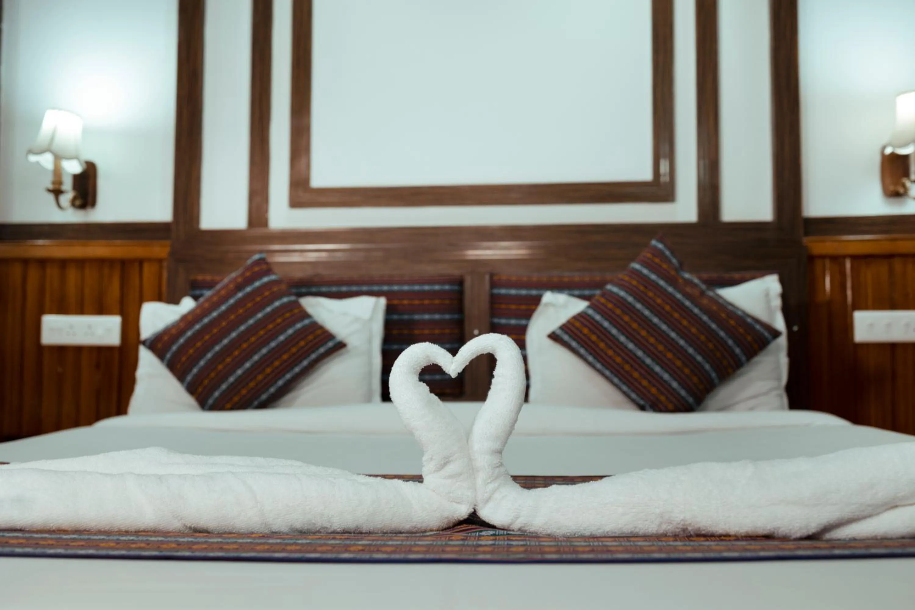 Bed in Yangthang Dzimkha Resort