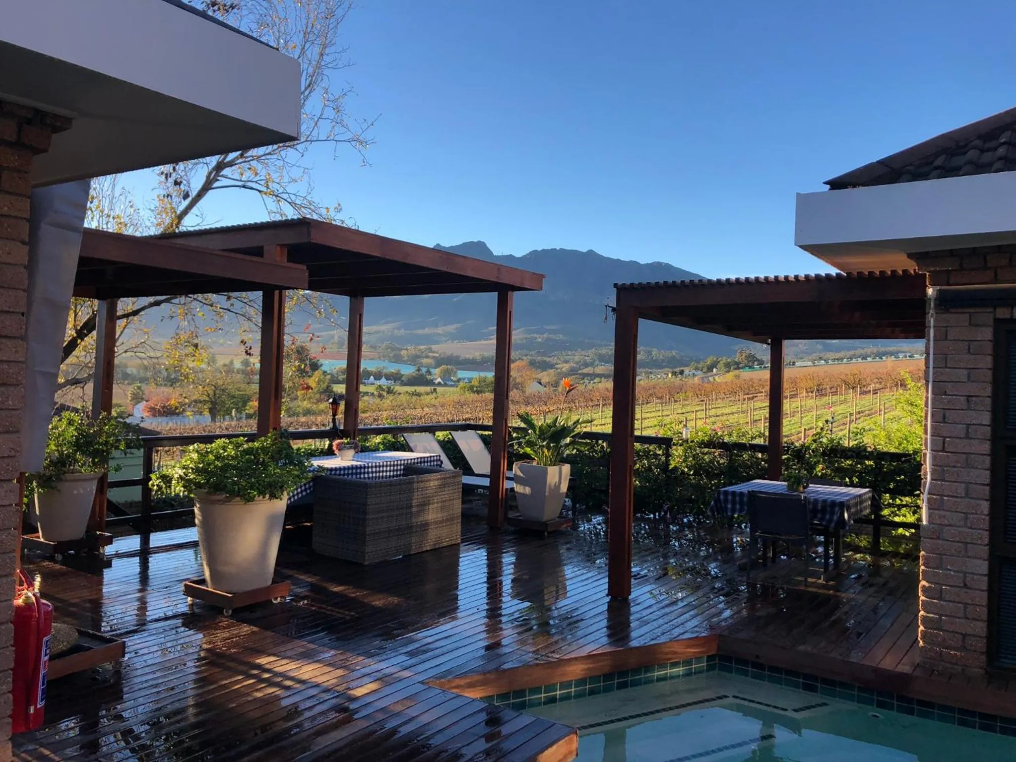 Balcony/Terrace in Wellington Country House