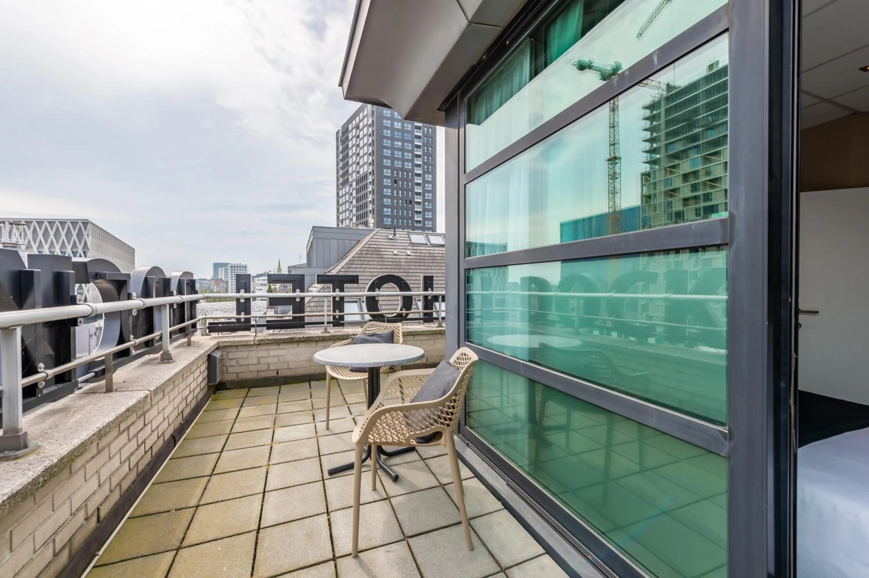 Balcony/Terrace in Hotel Docklands Antwerpen