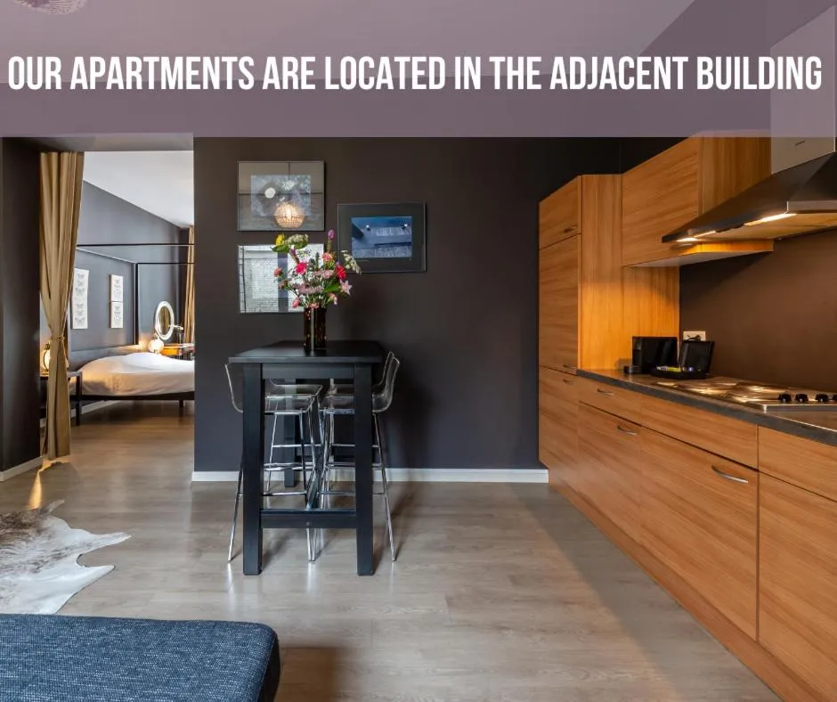 Kitchen or kitchenette in Hotel Docklands Antwerpen