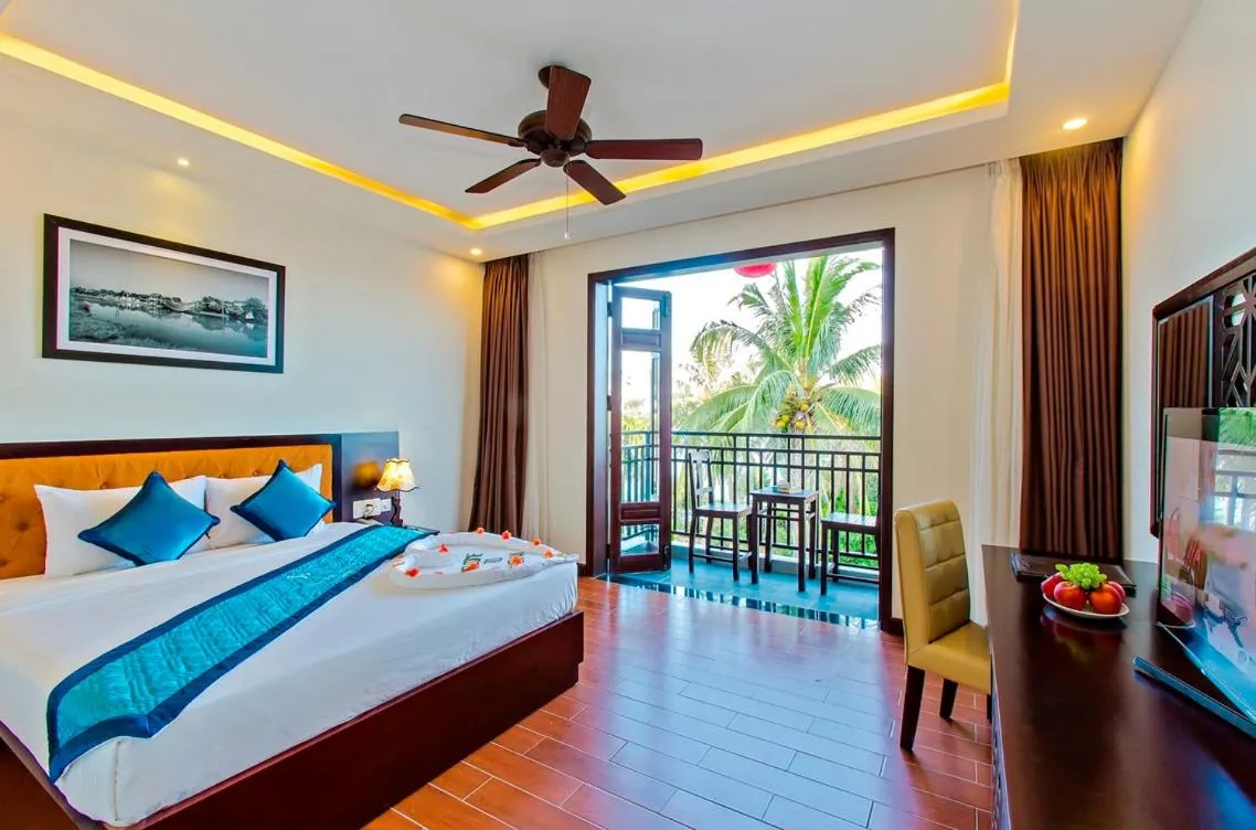 Bed in Pearl River Hoi An Hotel & Spa