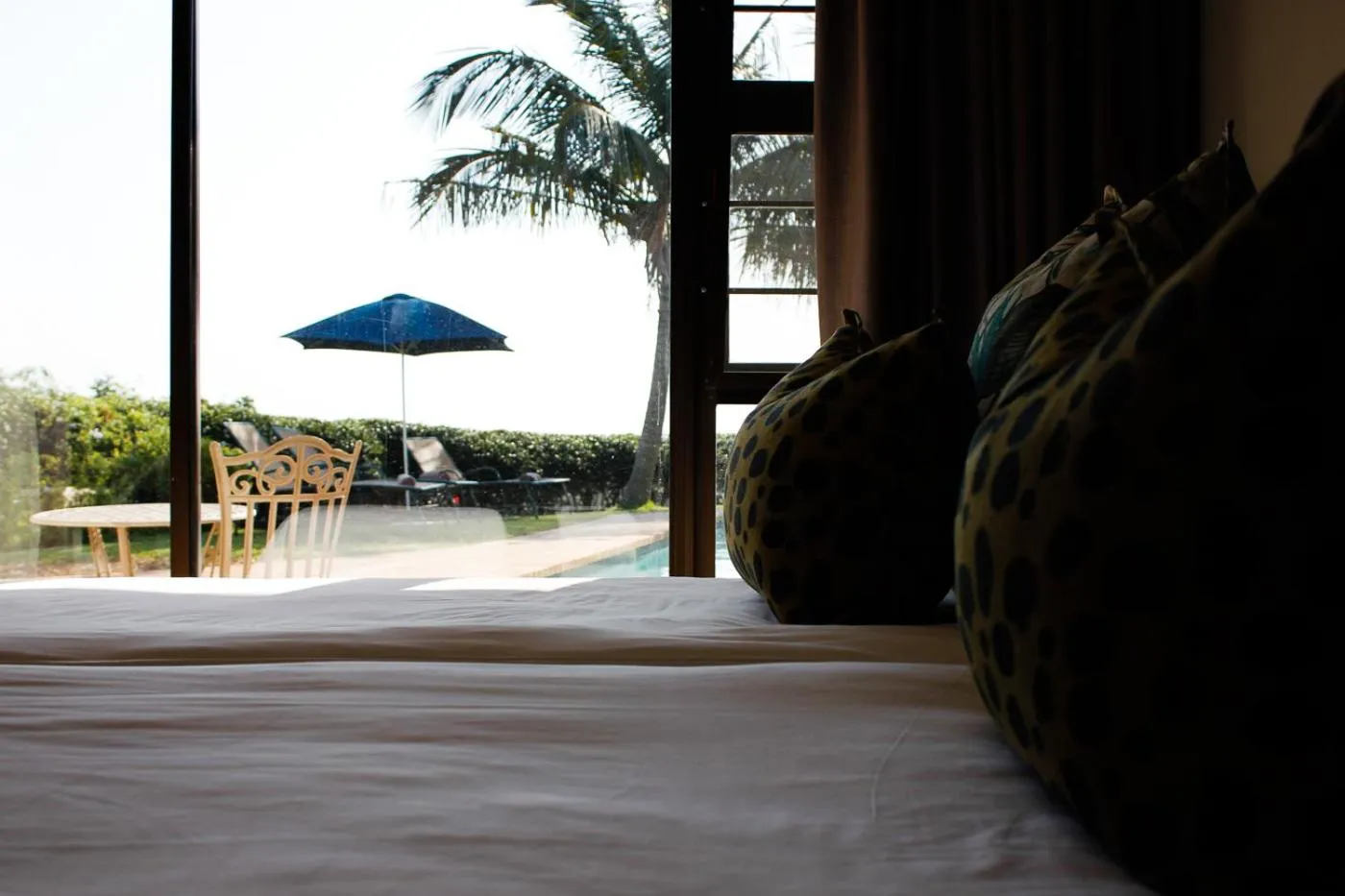 Patio, Bed in The Ridge Guesthouse