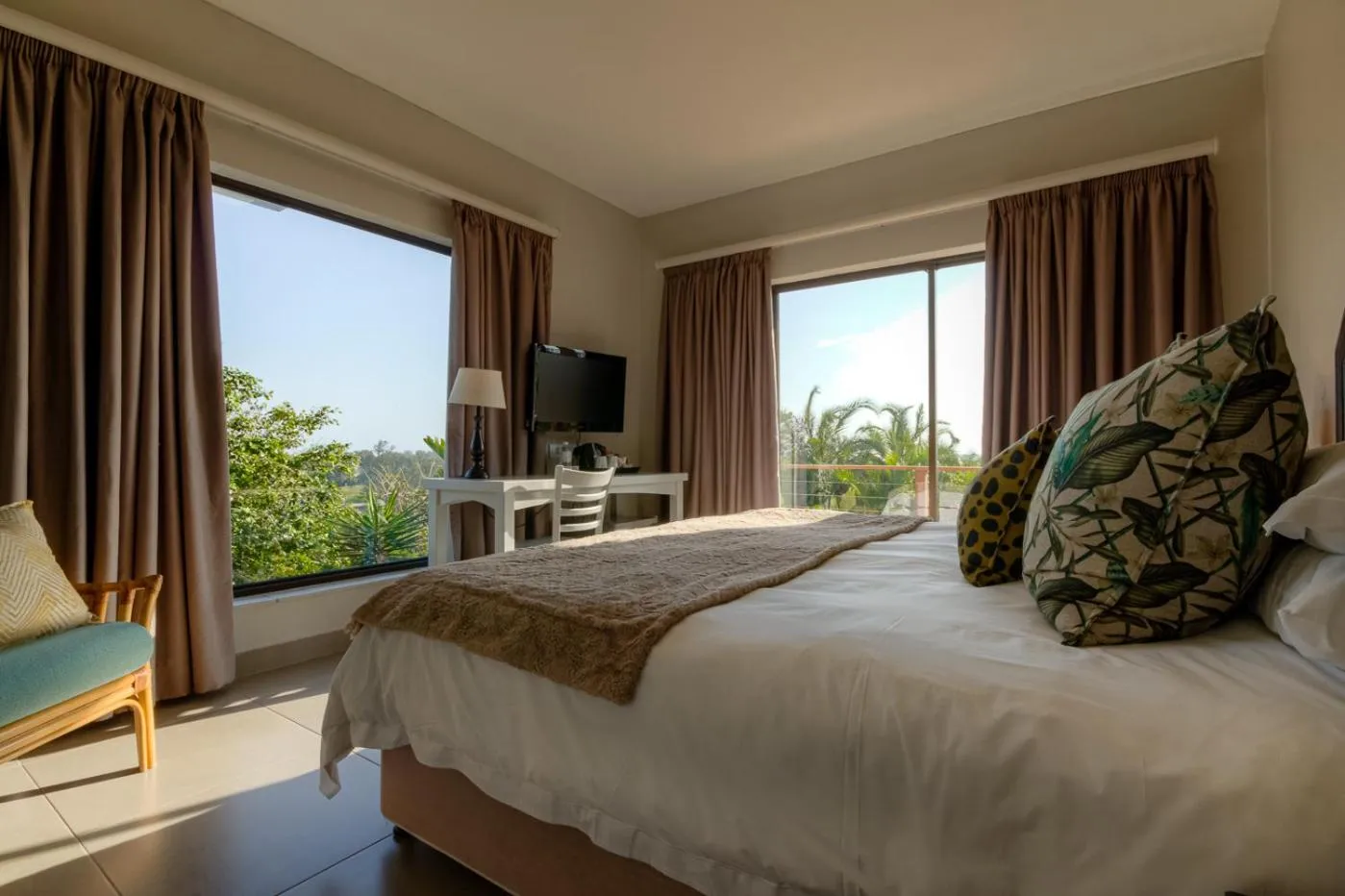 Bed in The Ridge Guesthouse