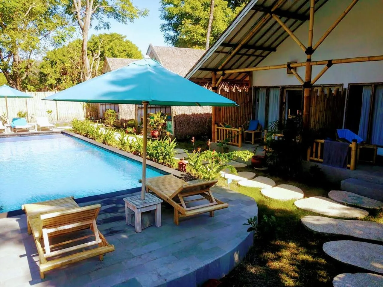 Garden in Gili Matiki