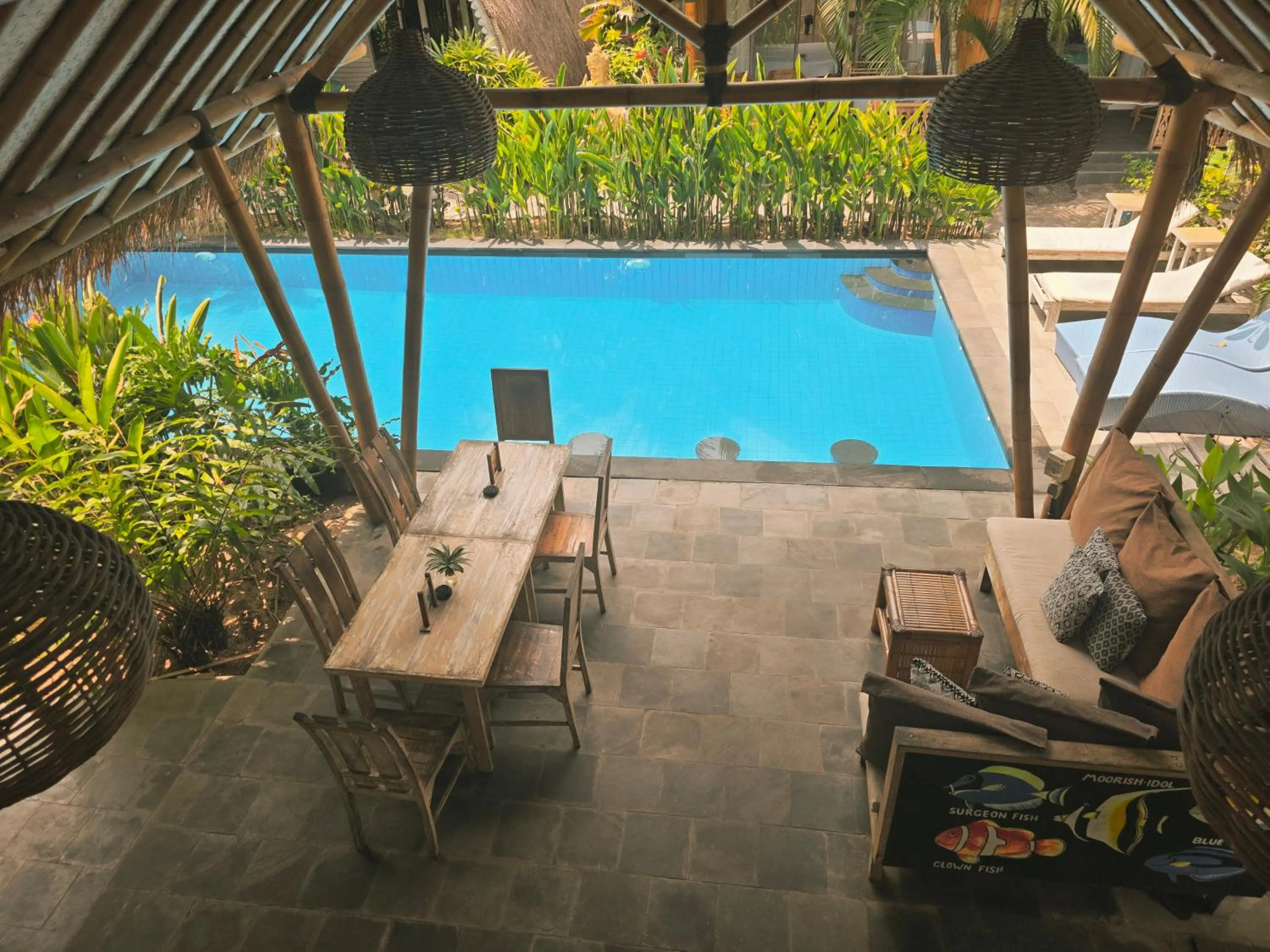 Lobby or reception in Gili Matiki