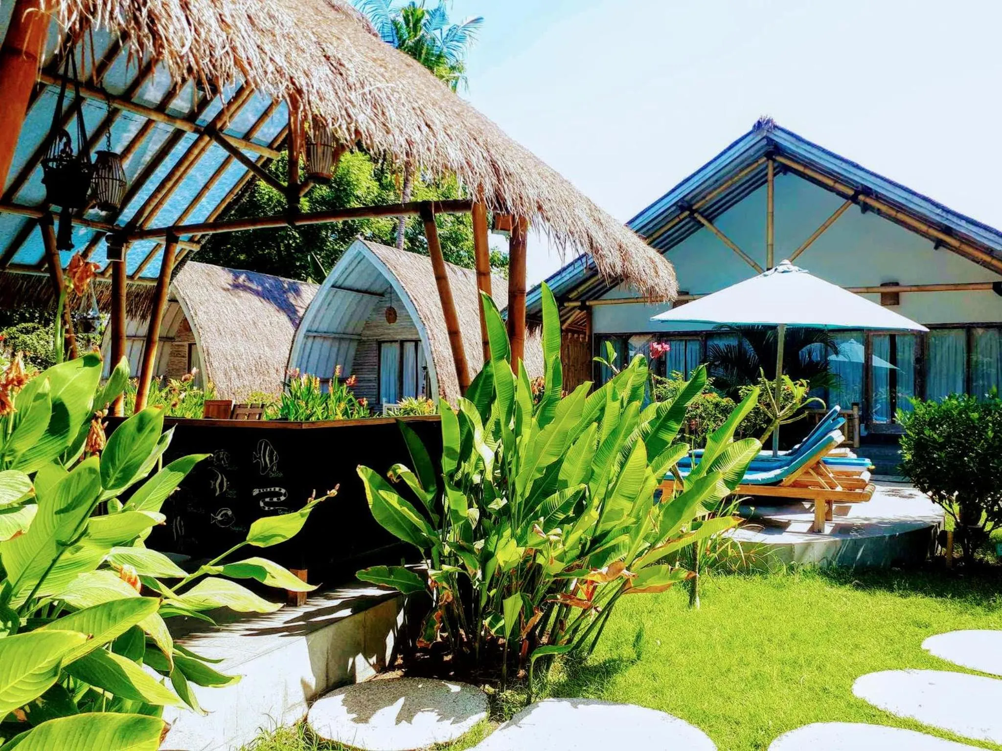 Garden in Gili Matiki