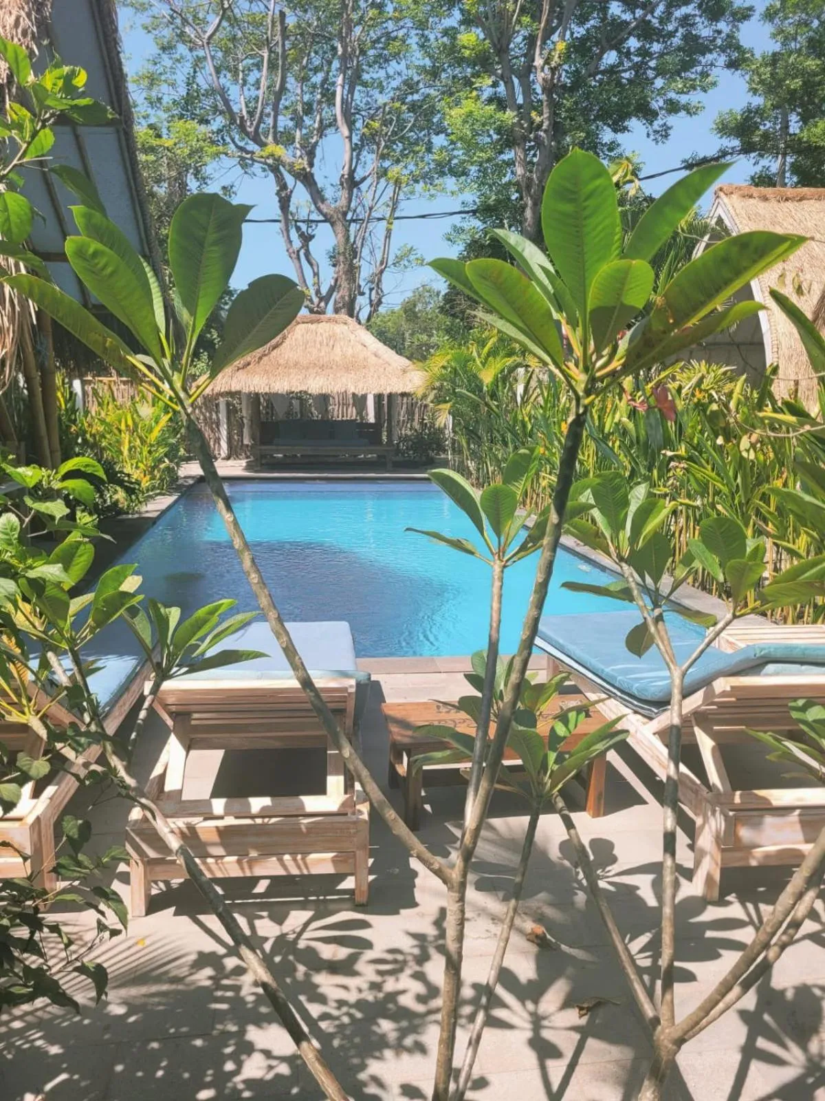 Swimming pool in Gili Matiki