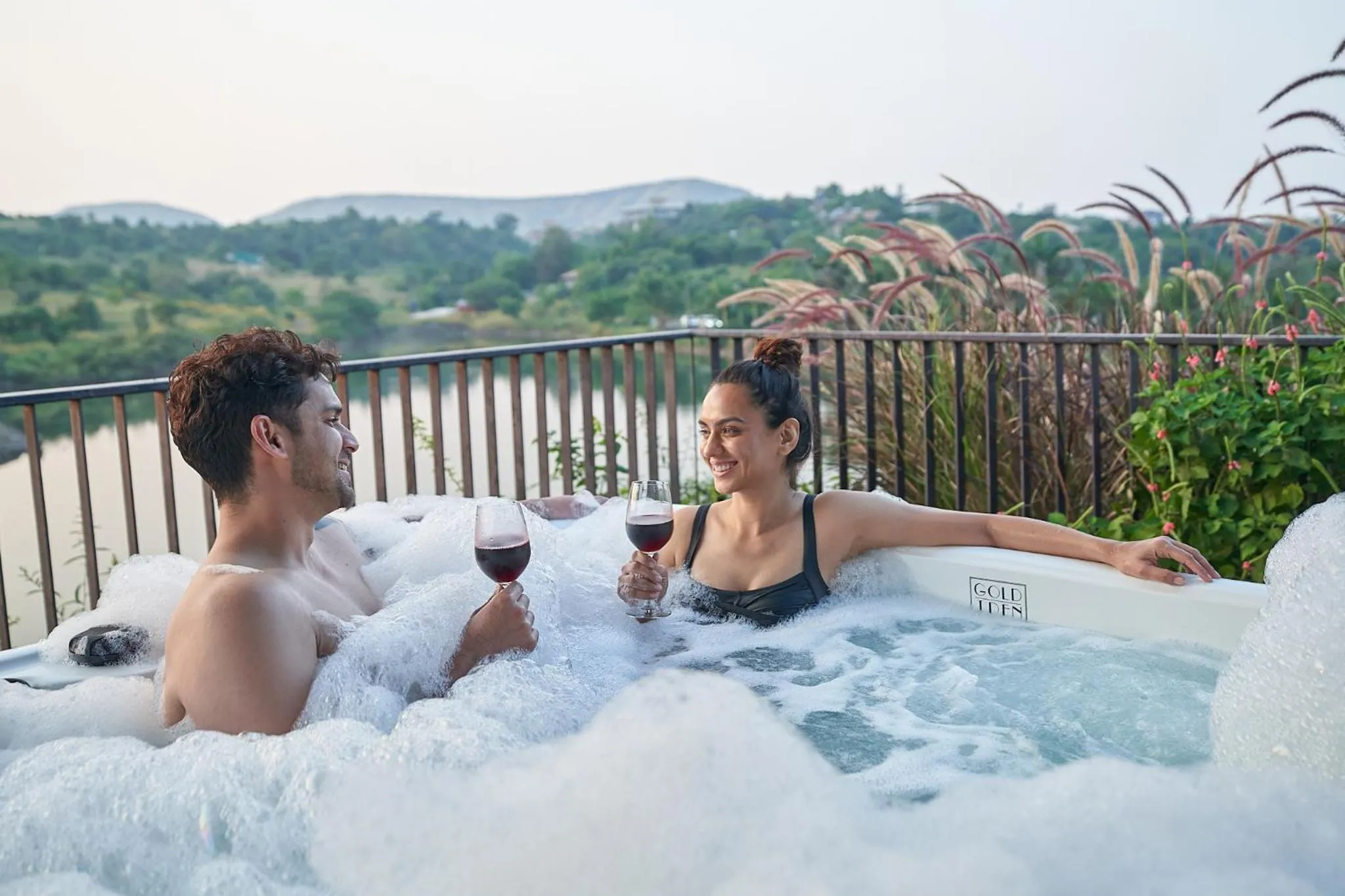 Bath in Grape County Eco Resort & Spa, Nashik