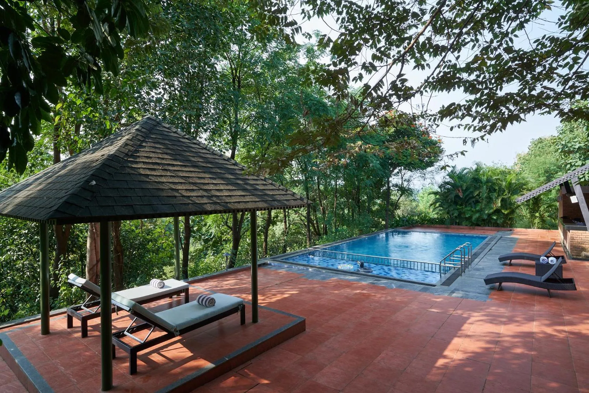 Swimming pool in Grape County Eco Resort & Spa, Nashik