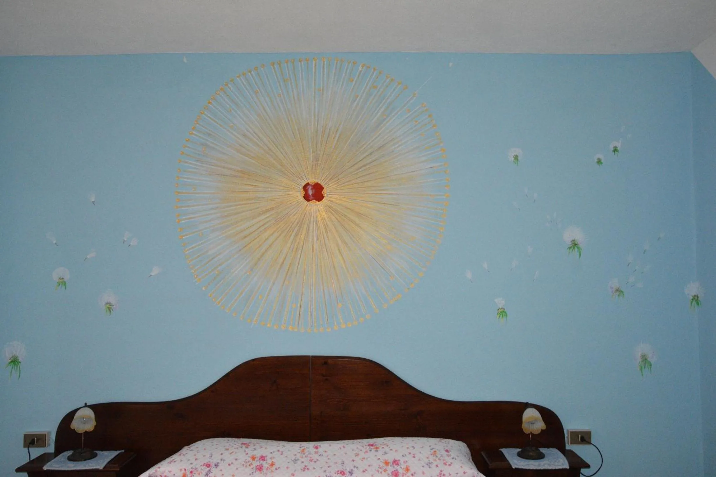 Decorative detail, Bed in B&B Oasi Tepilora