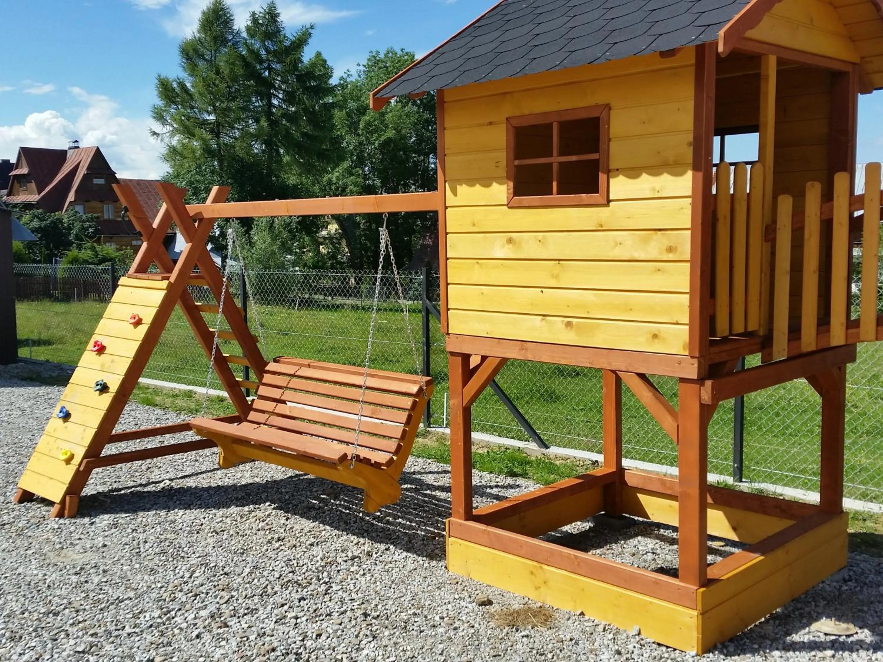 Children play ground in Dom Wczasowy Na Szczycie