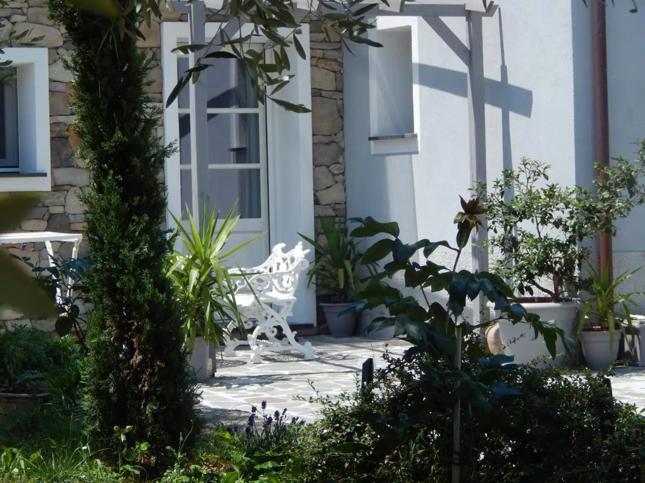 Patio in B&B Piè del Castello