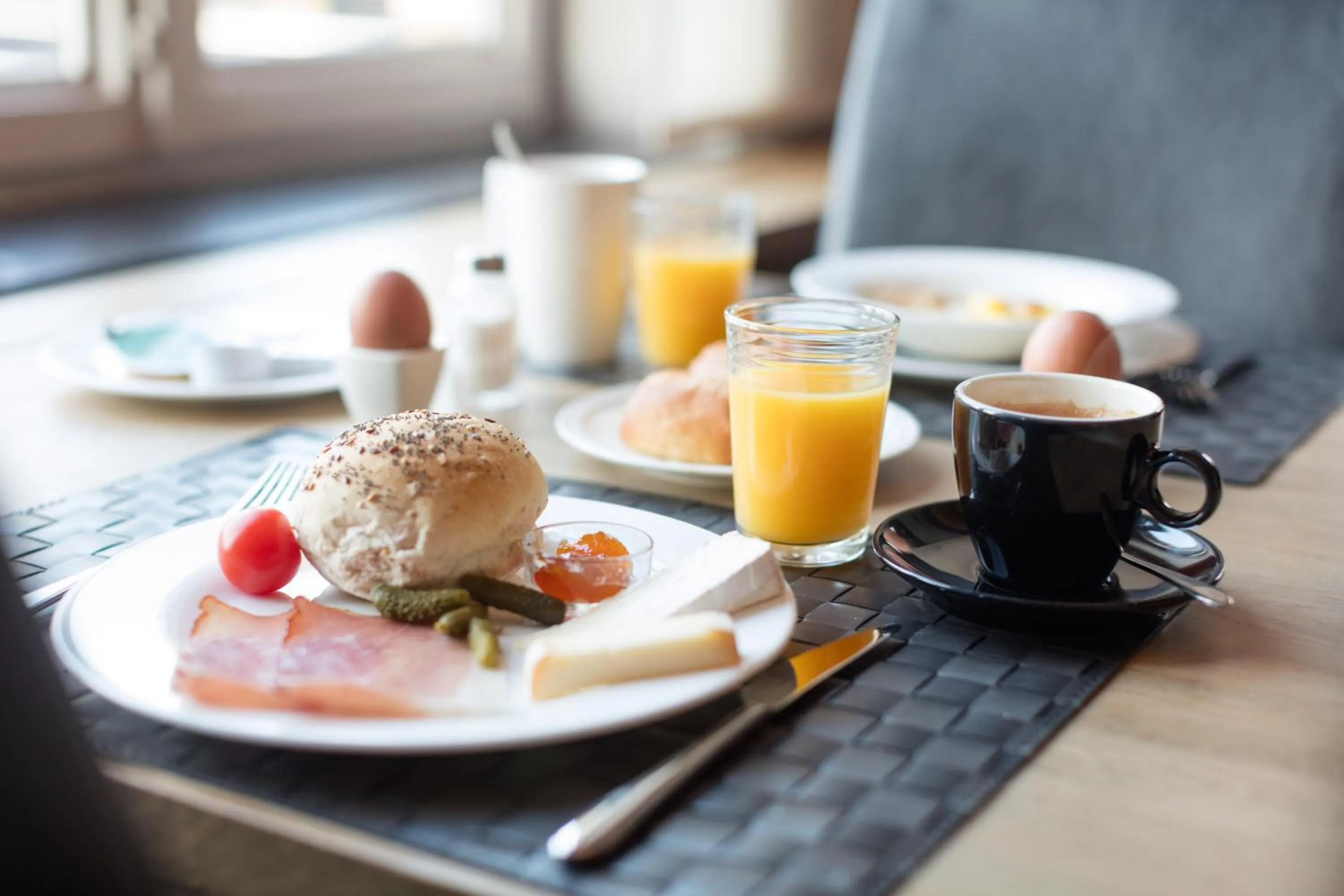Buffet breakfast in Hotel - La Grande Cure