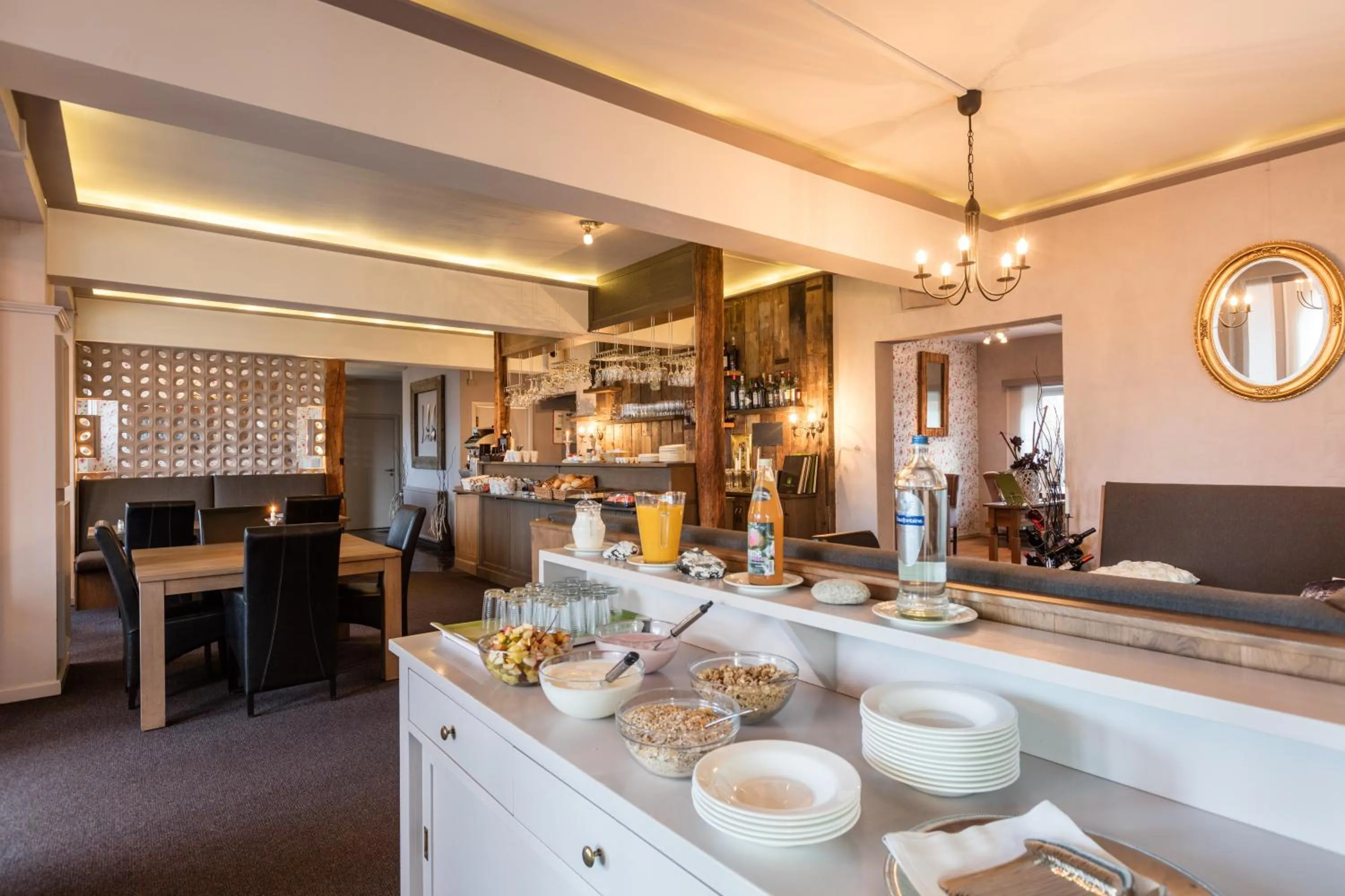 Buffet breakfast in Hotel - La Grande Cure