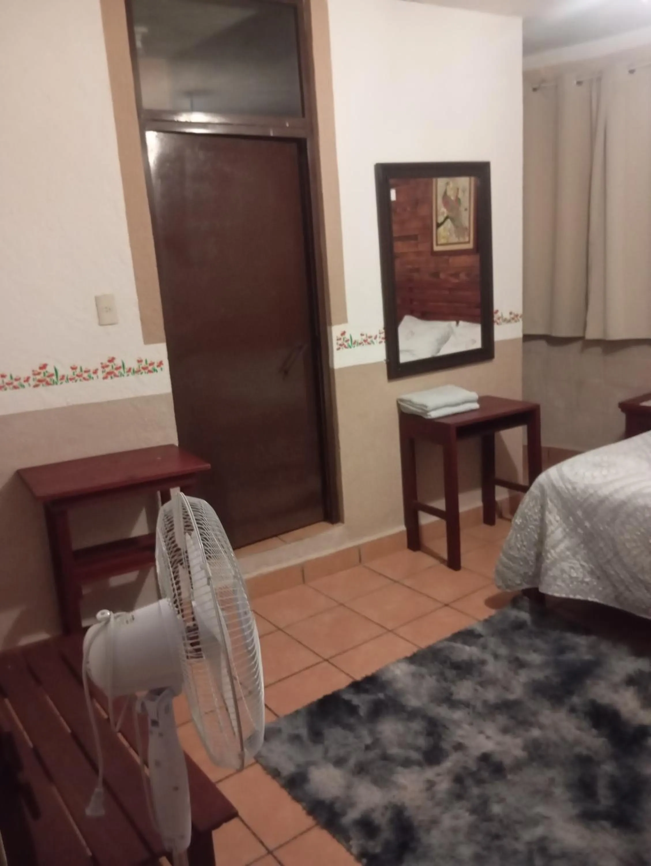 Bed in Hospedaje San Antonio Tepoztlán.