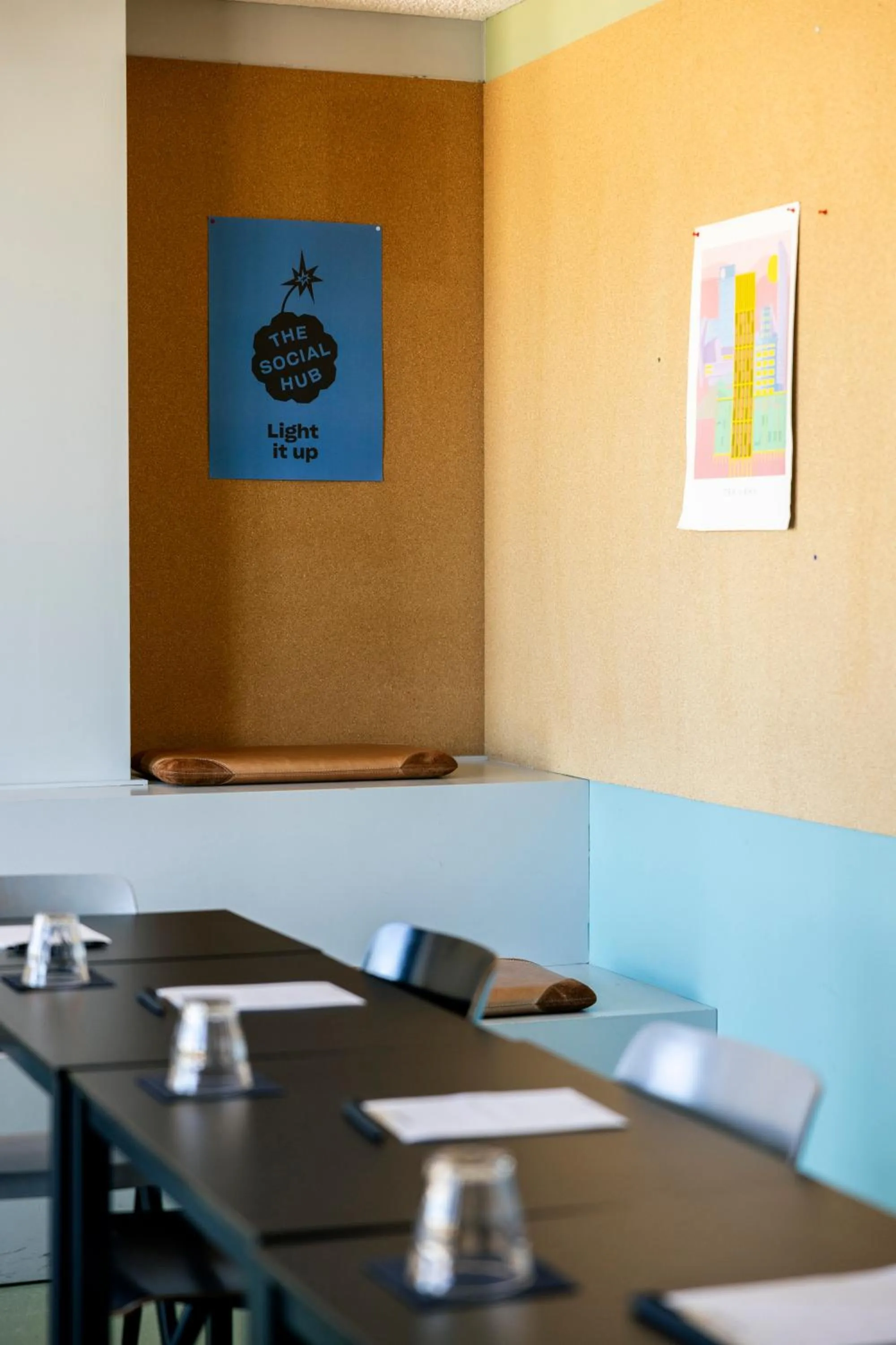 Meeting/conference room in The Social Hub Eindhoven