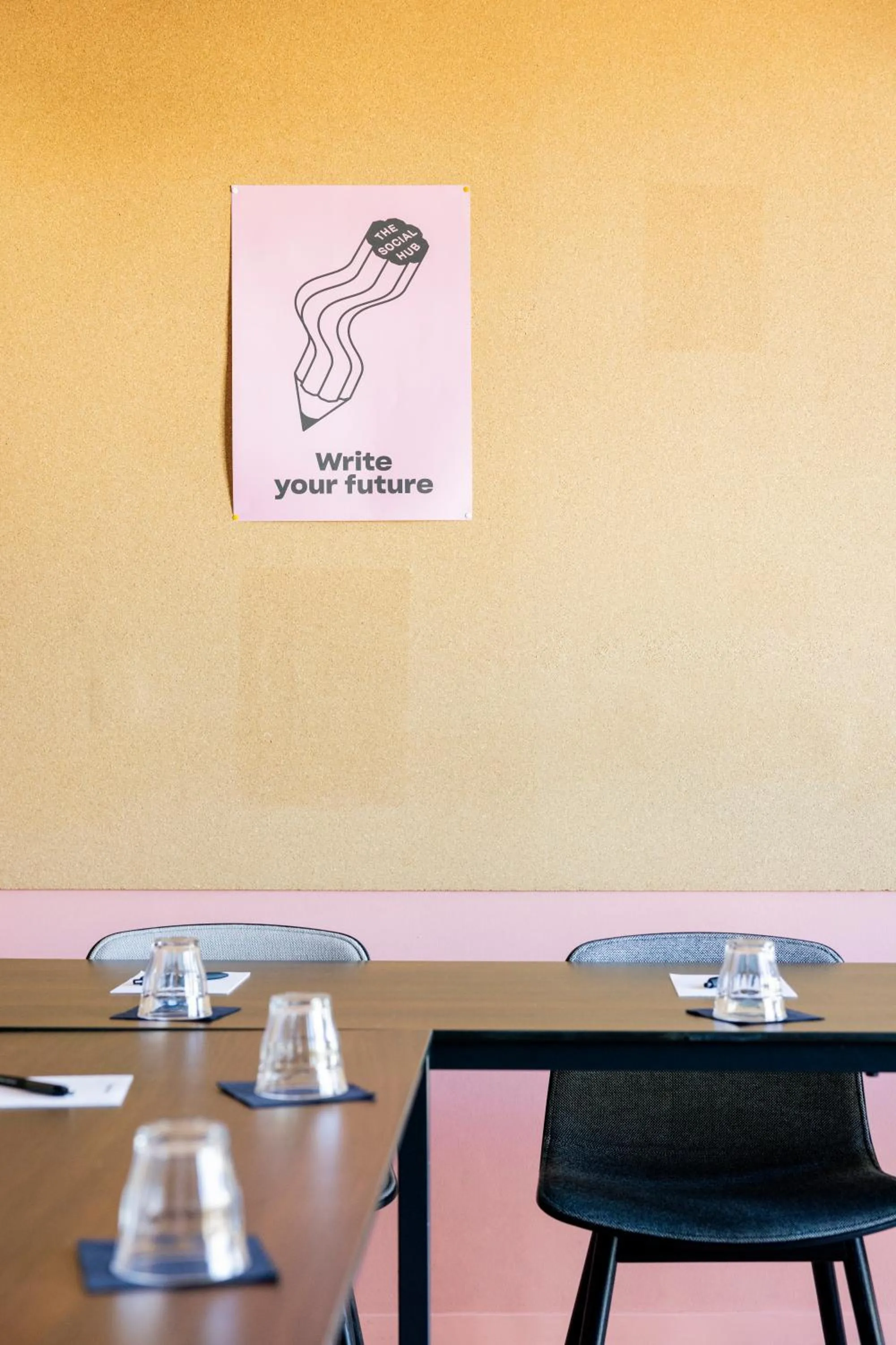 Meeting/conference room in The Social Hub Eindhoven