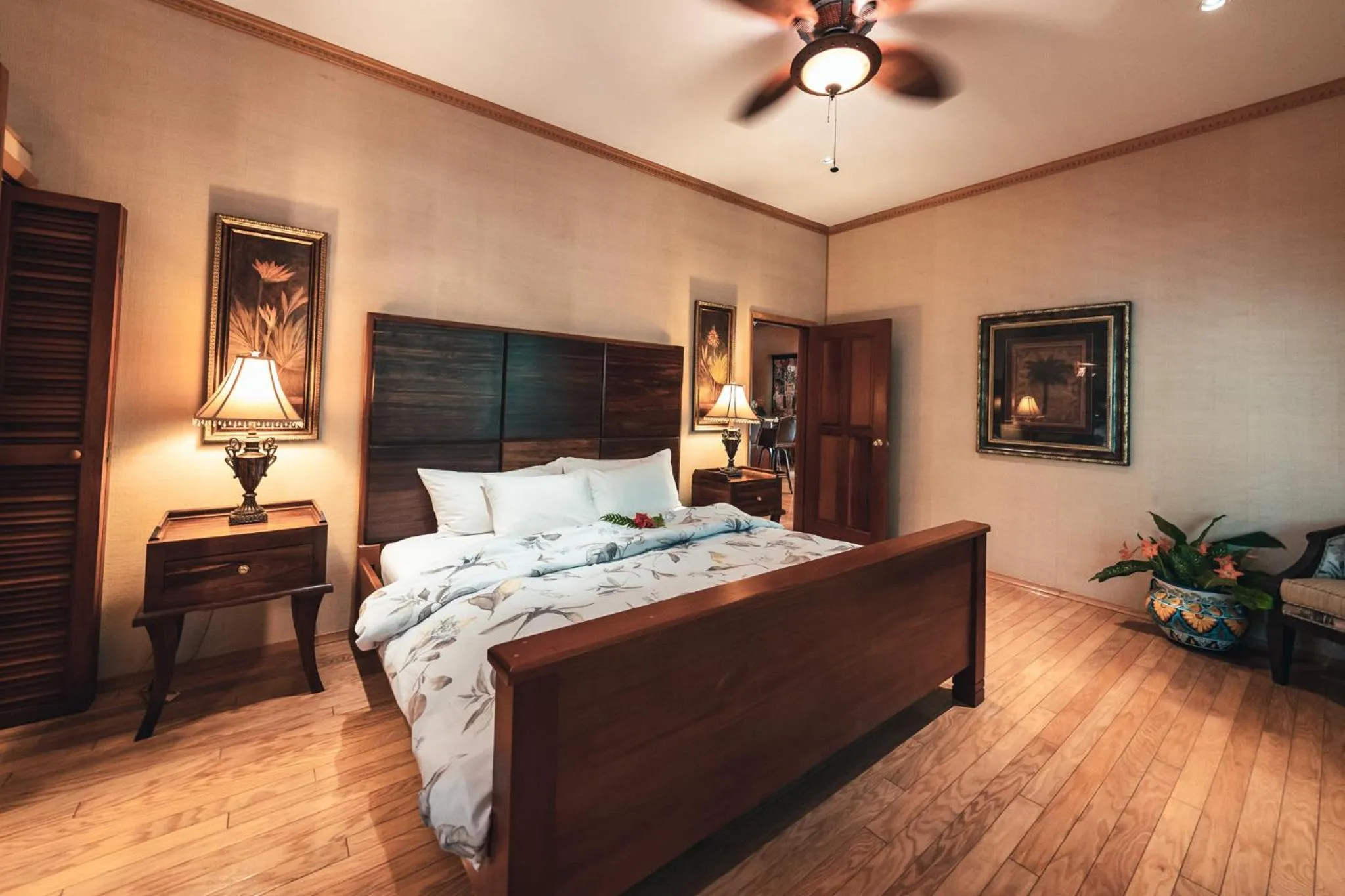 Bedroom, Bed in Chan Chich Lodge