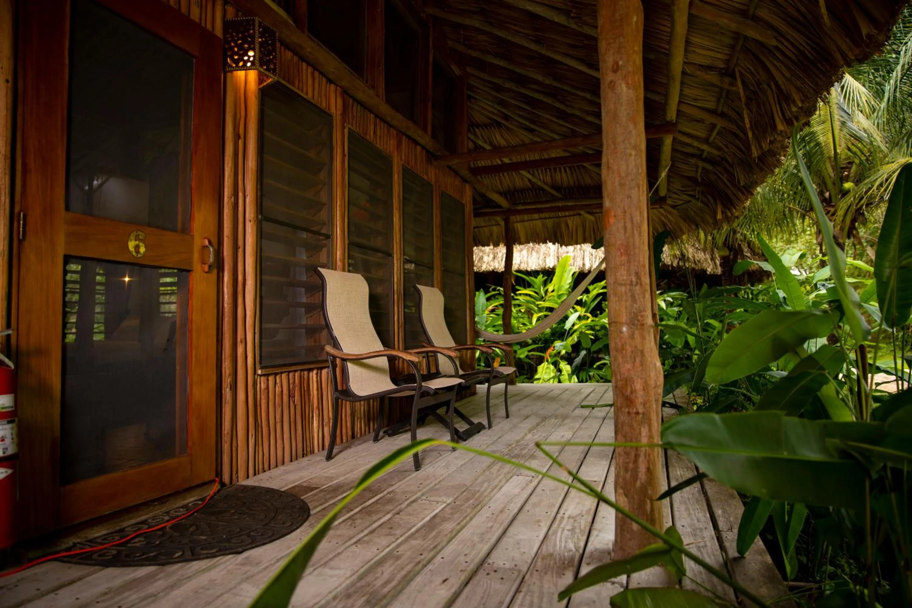Balcony/Terrace in Chan Chich Lodge