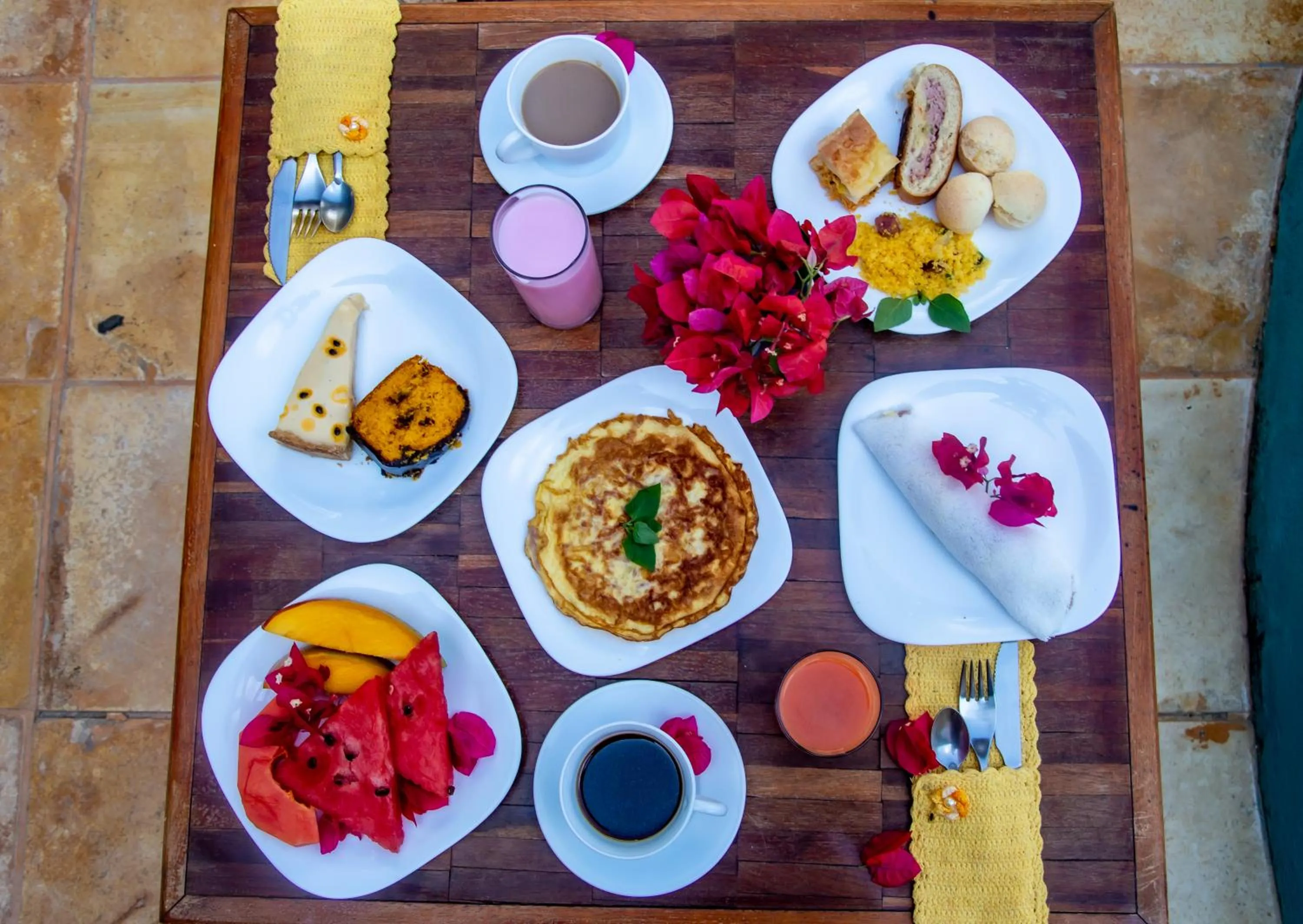 Breakfast in Pousada Angelica