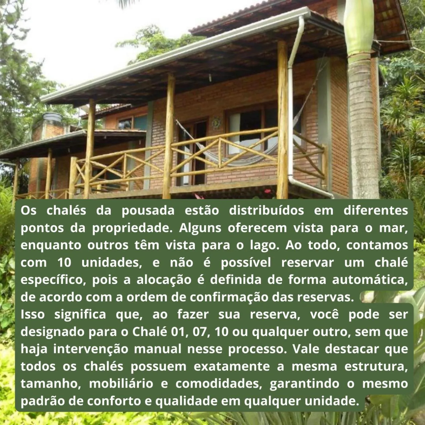 Property building in Pousada Nosso Bosque