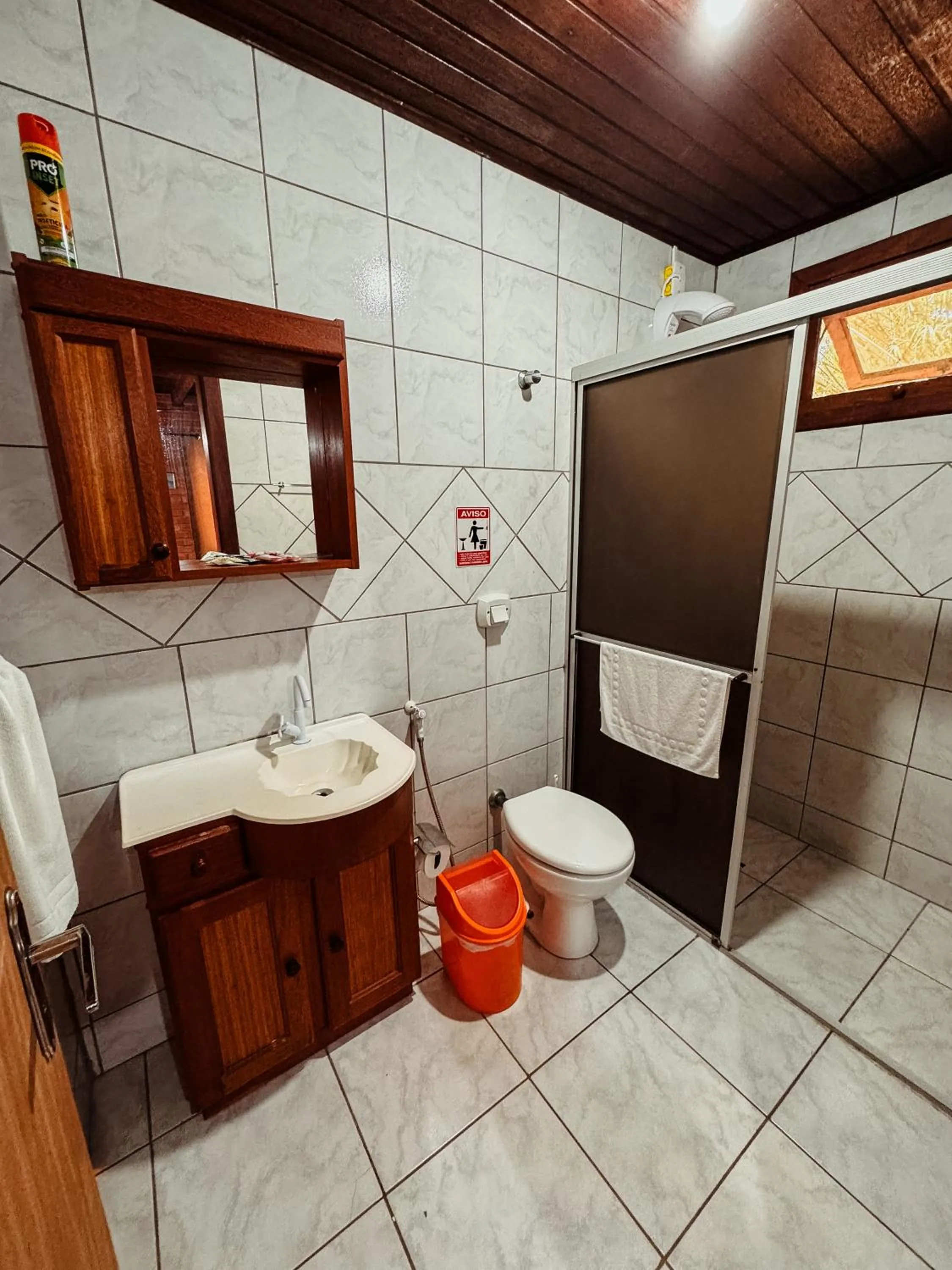 Bathroom in Pousada Nosso Bosque