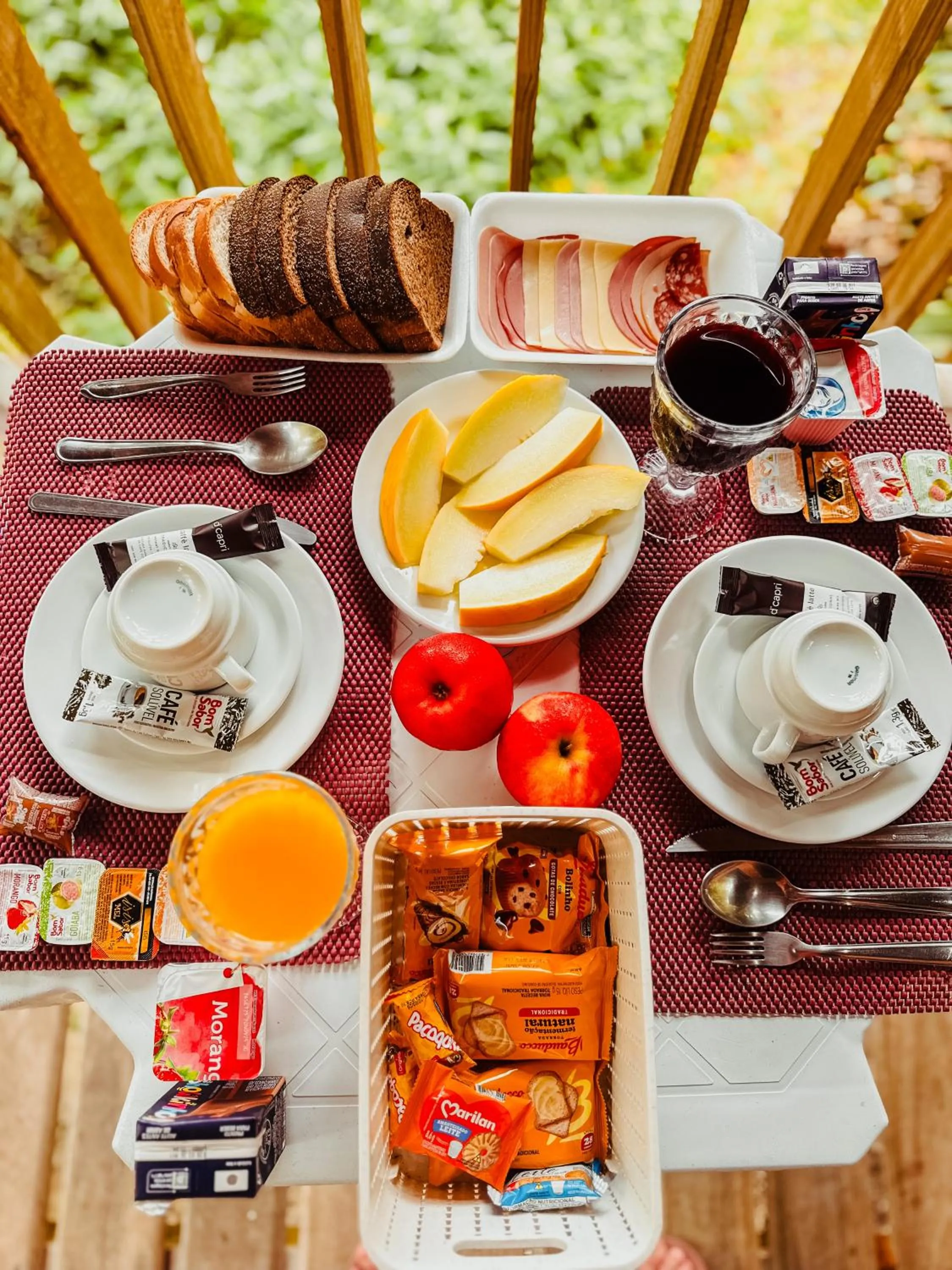 Breakfast in Pousada Nosso Bosque