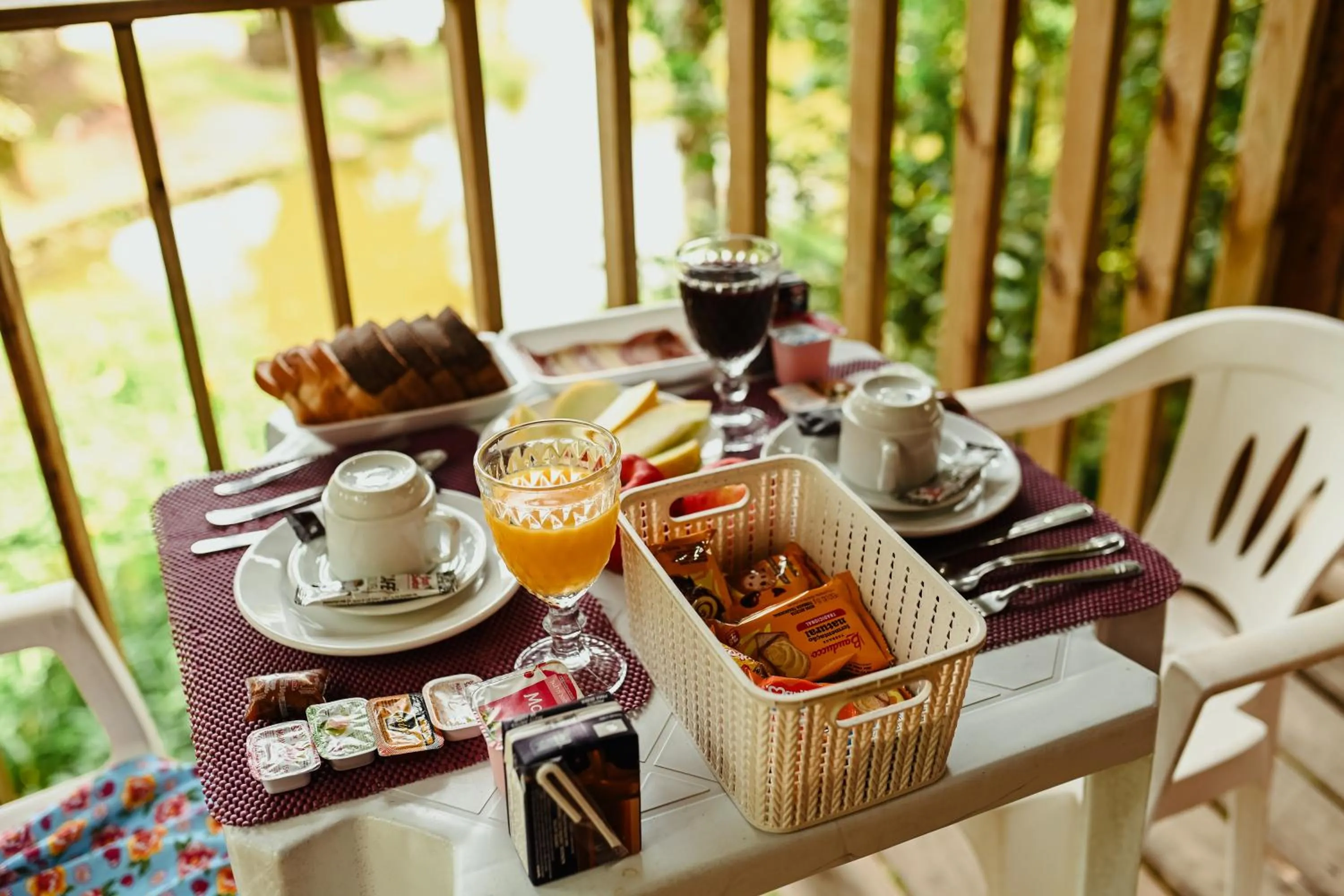 Breakfast in Pousada Nosso Bosque