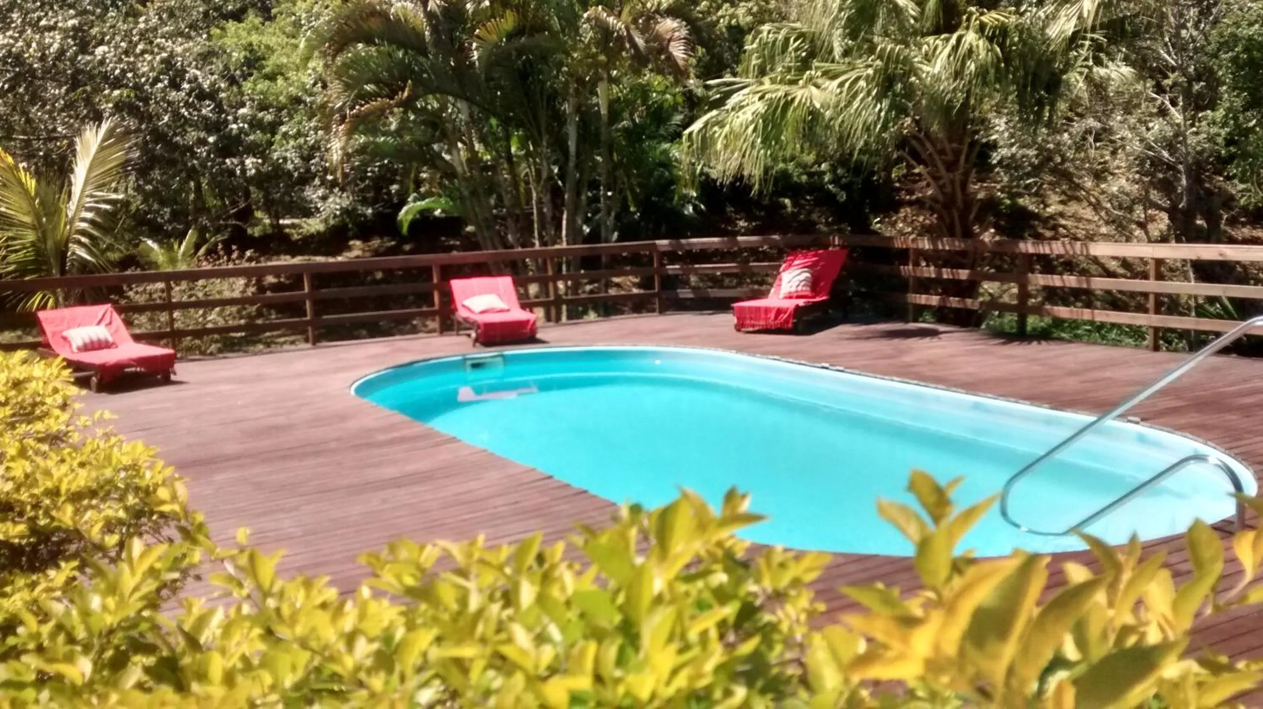 Swimming pool in Pousada Nosso Bosque