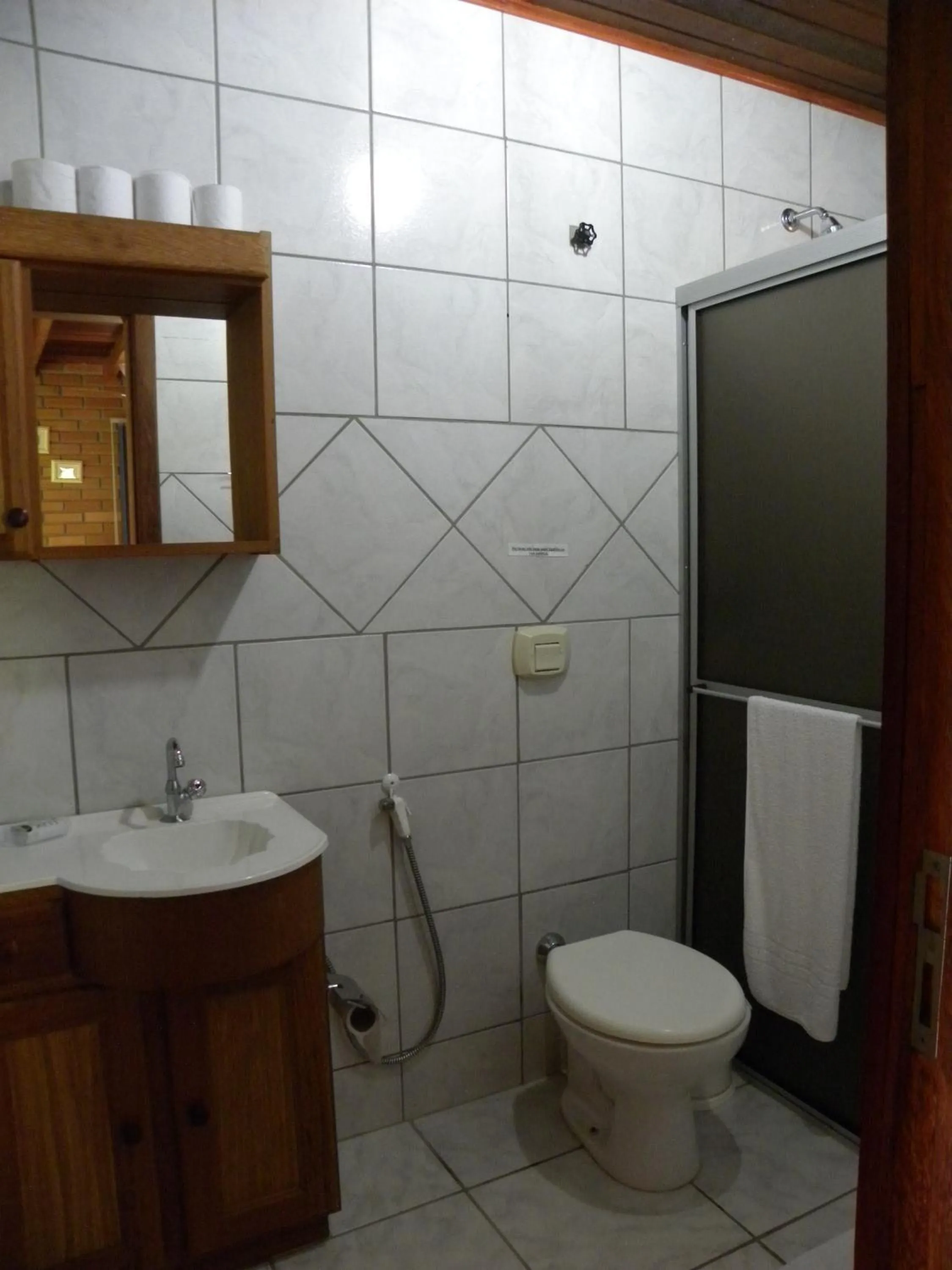 Bathroom in Pousada Nosso Bosque